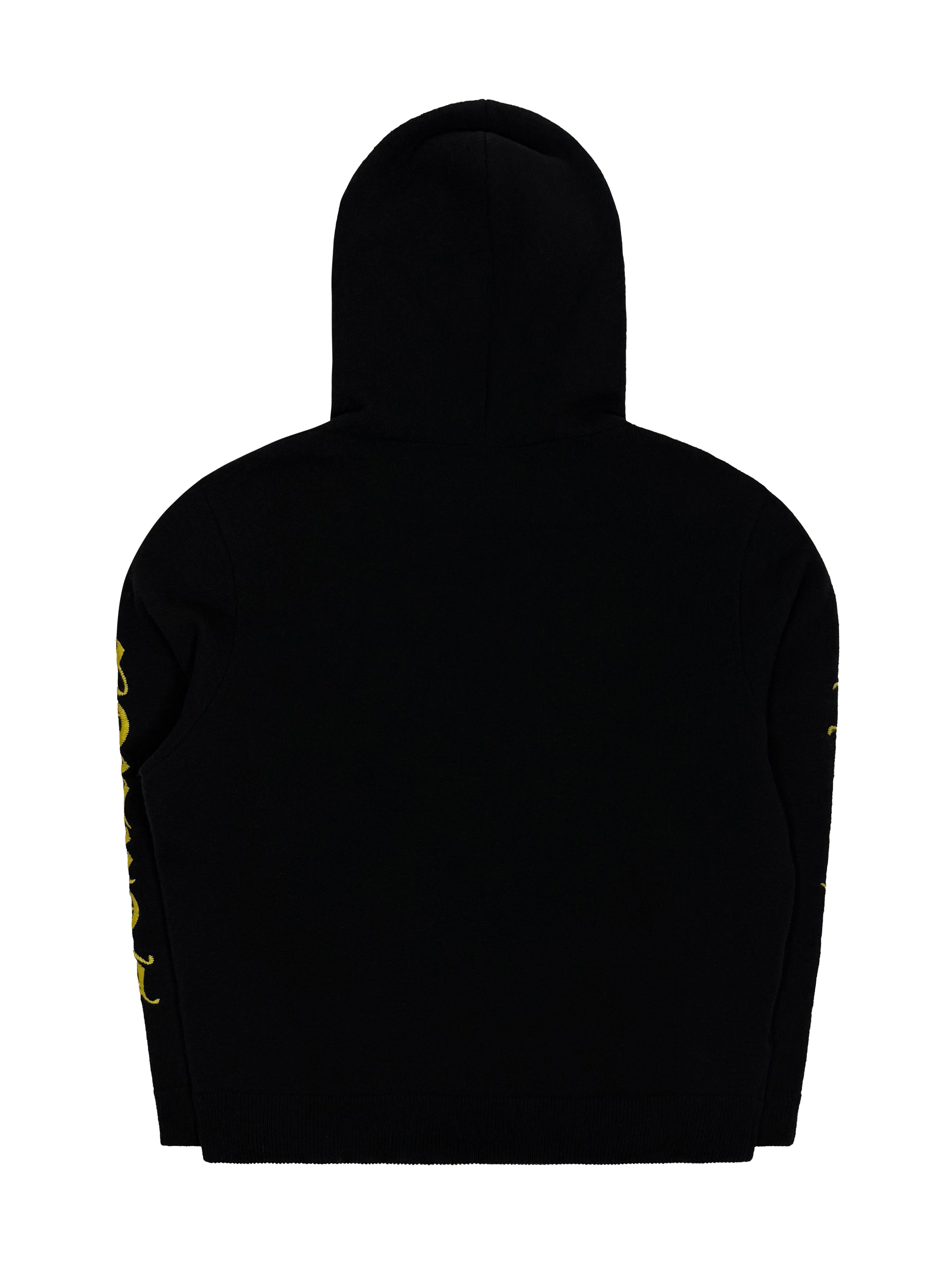 Chrome Hearts Cashmere Embroidered Black Yellow Hoodie