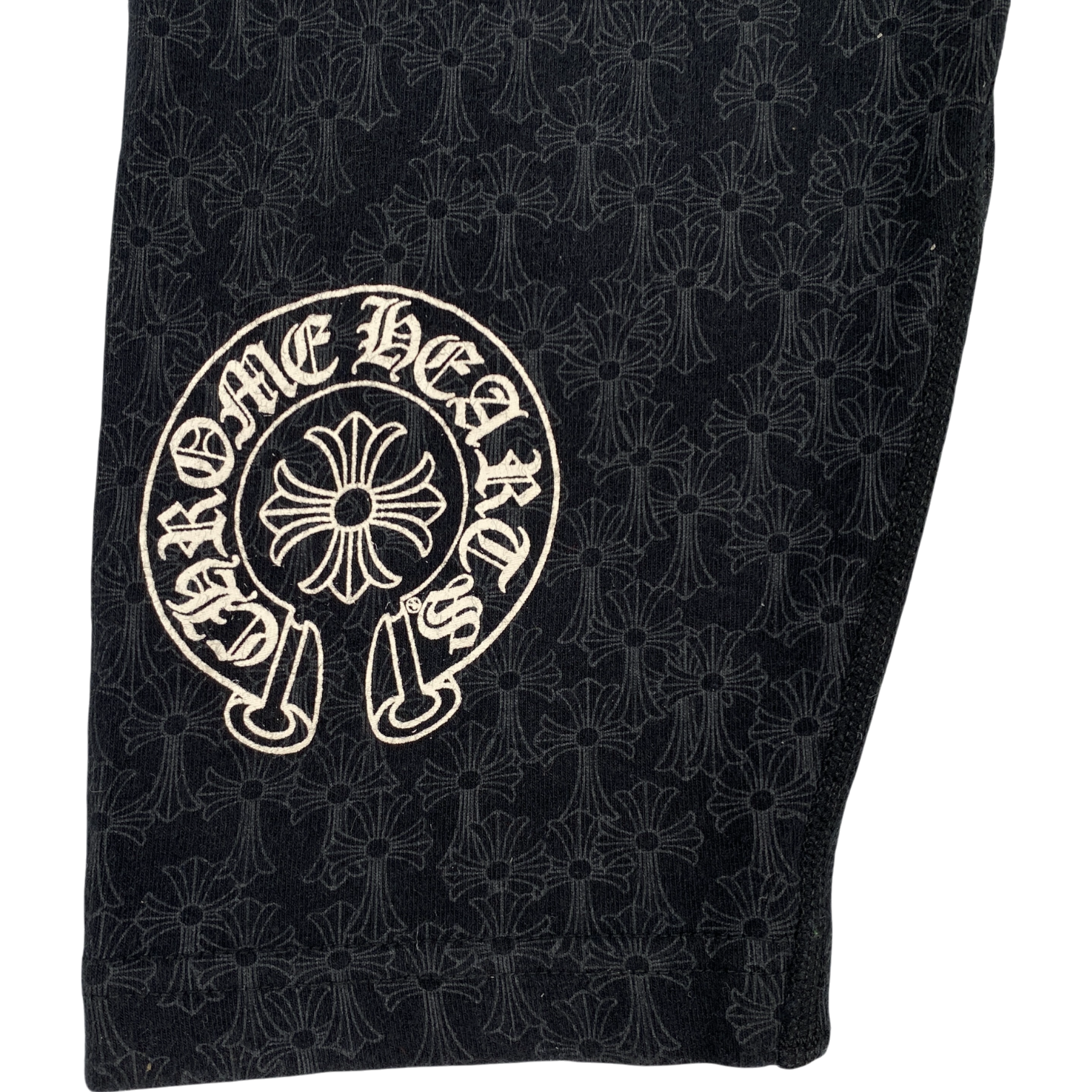 Chrome Hearts Black Cemetery Cross Leggings