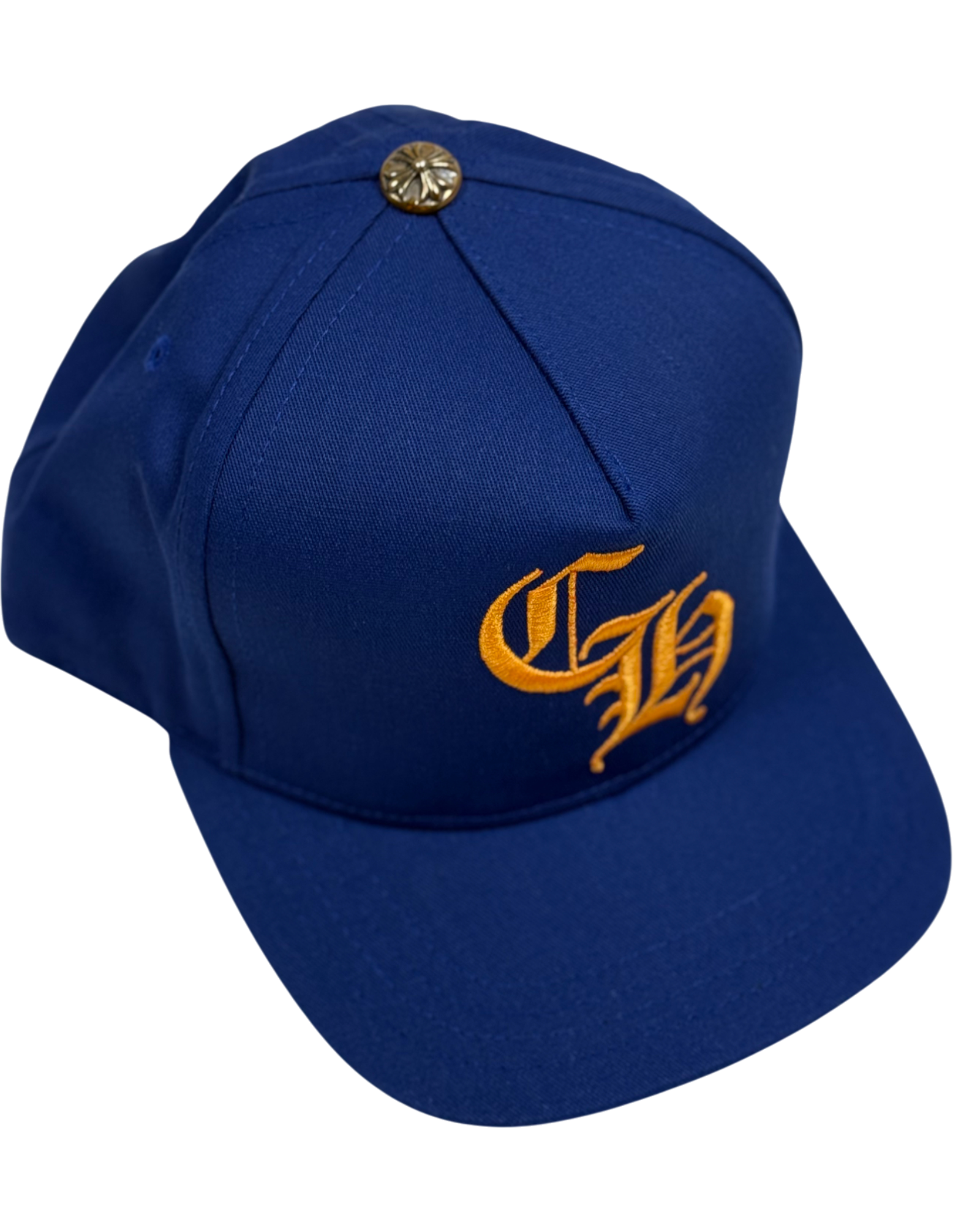 Chrome Hearts CH Blue Orange Silver Button Cap