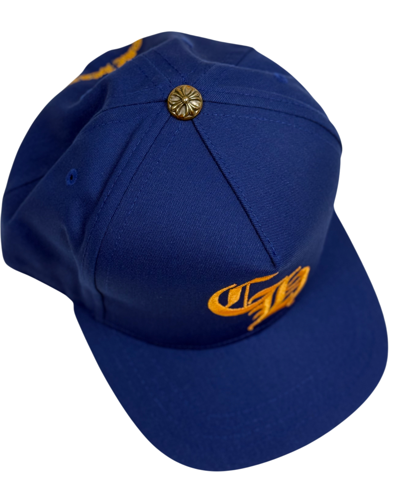 Chrome Hearts CH Blue Orange Silver Button Cap