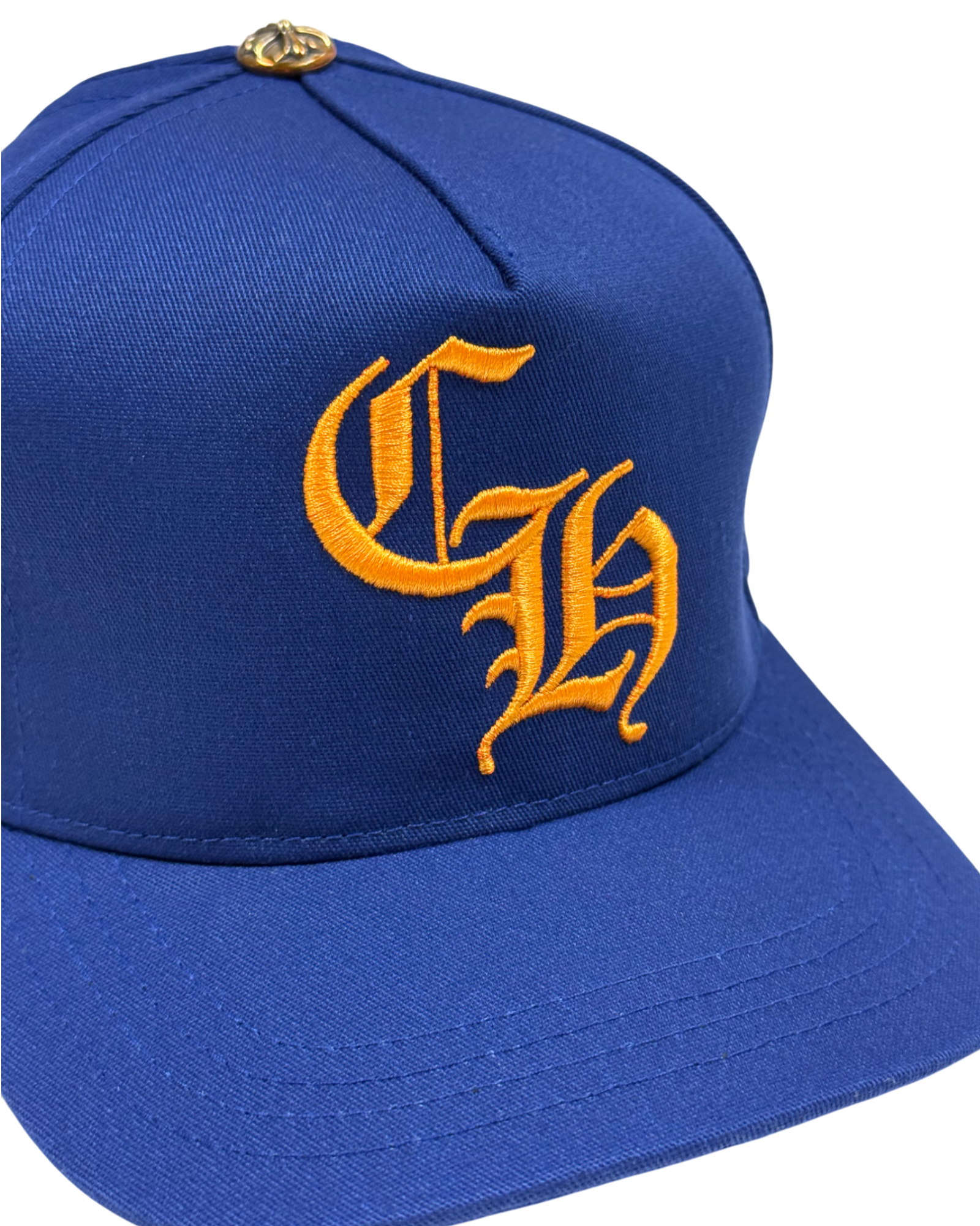 Chrome Hearts CH Blue Orange Silver Button Cap