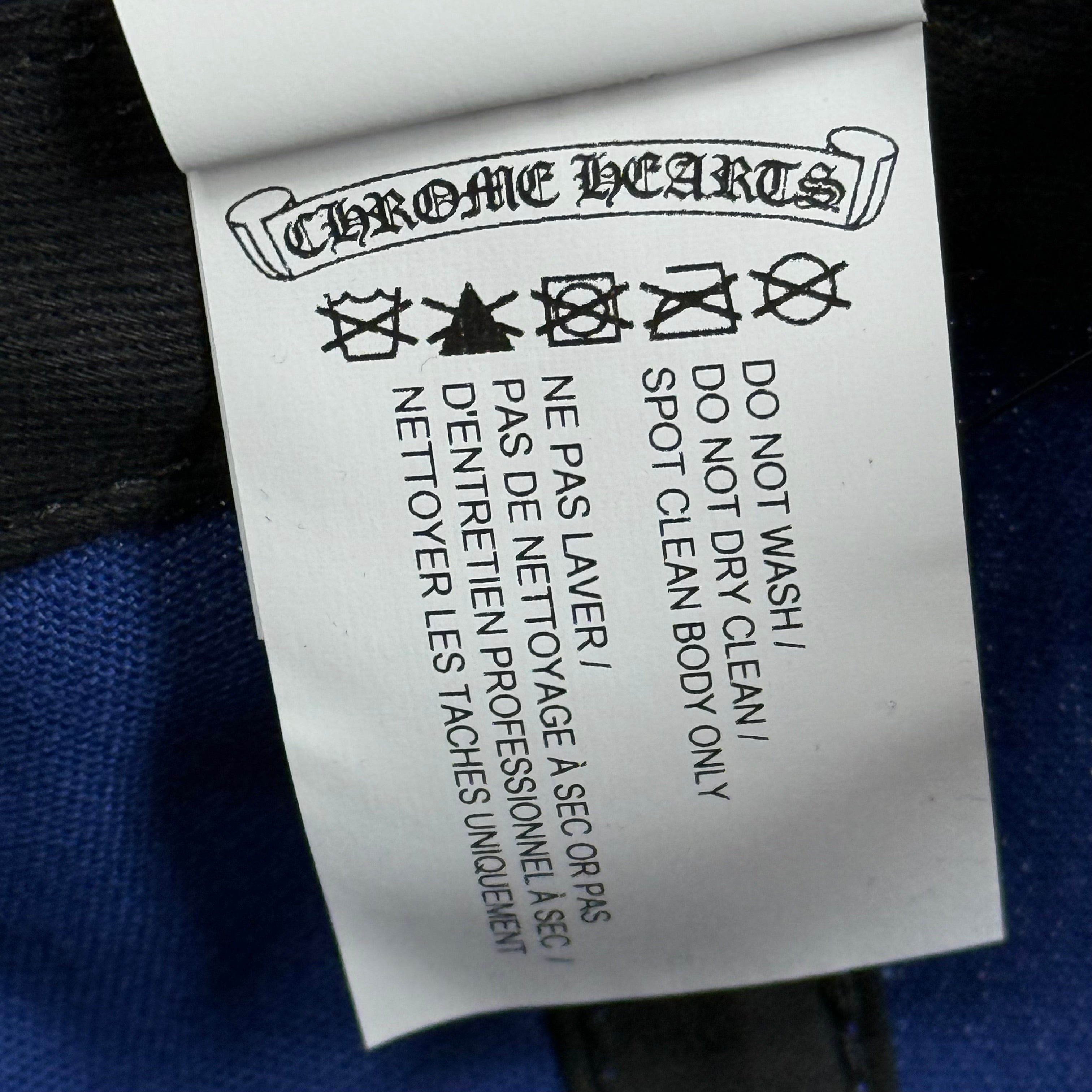 Chrome Hearts CH Blue Orange Silver Button Cap