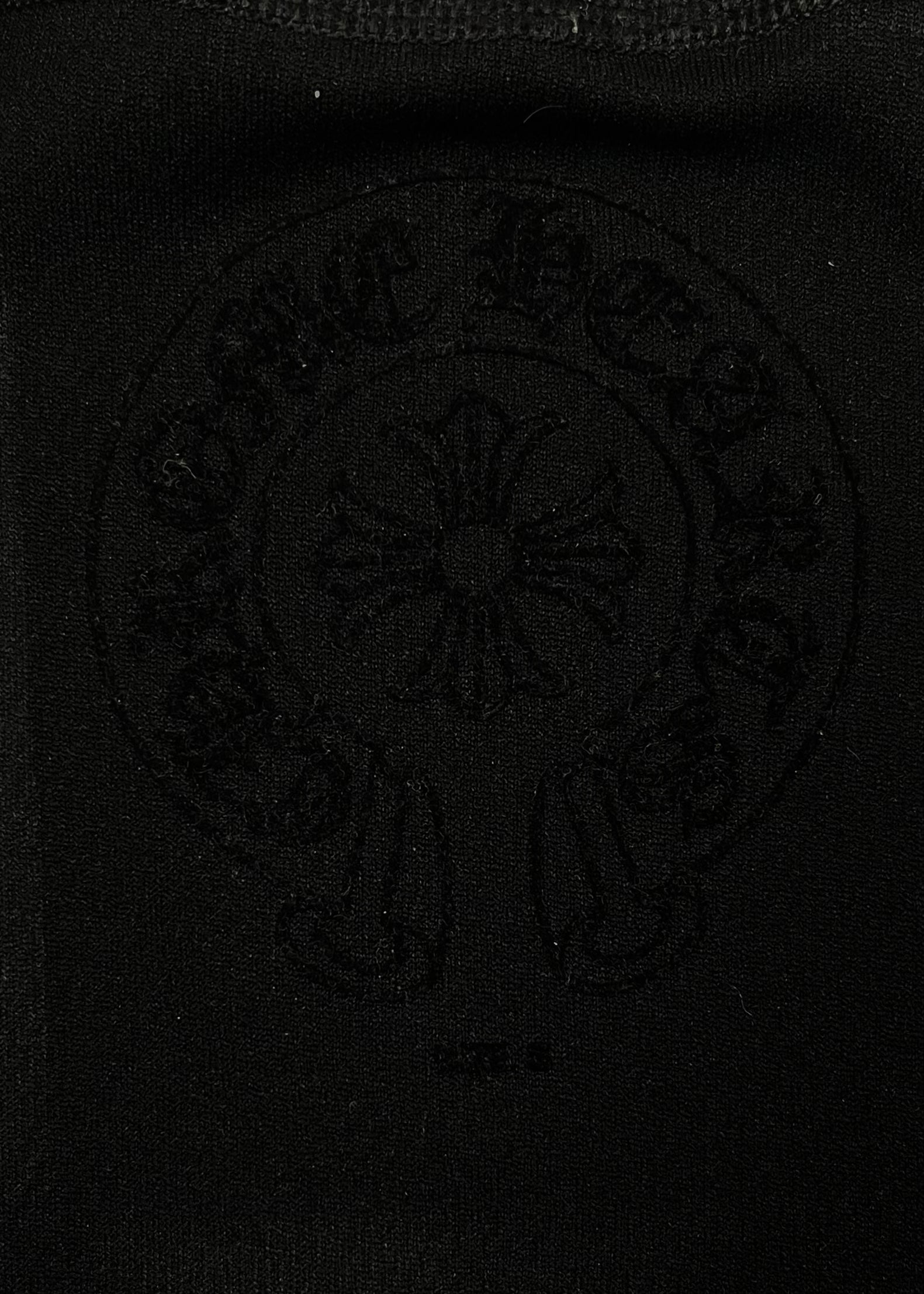 Chrome Hearts Staff Exclusive Spiral Logo Half Zip Fleece