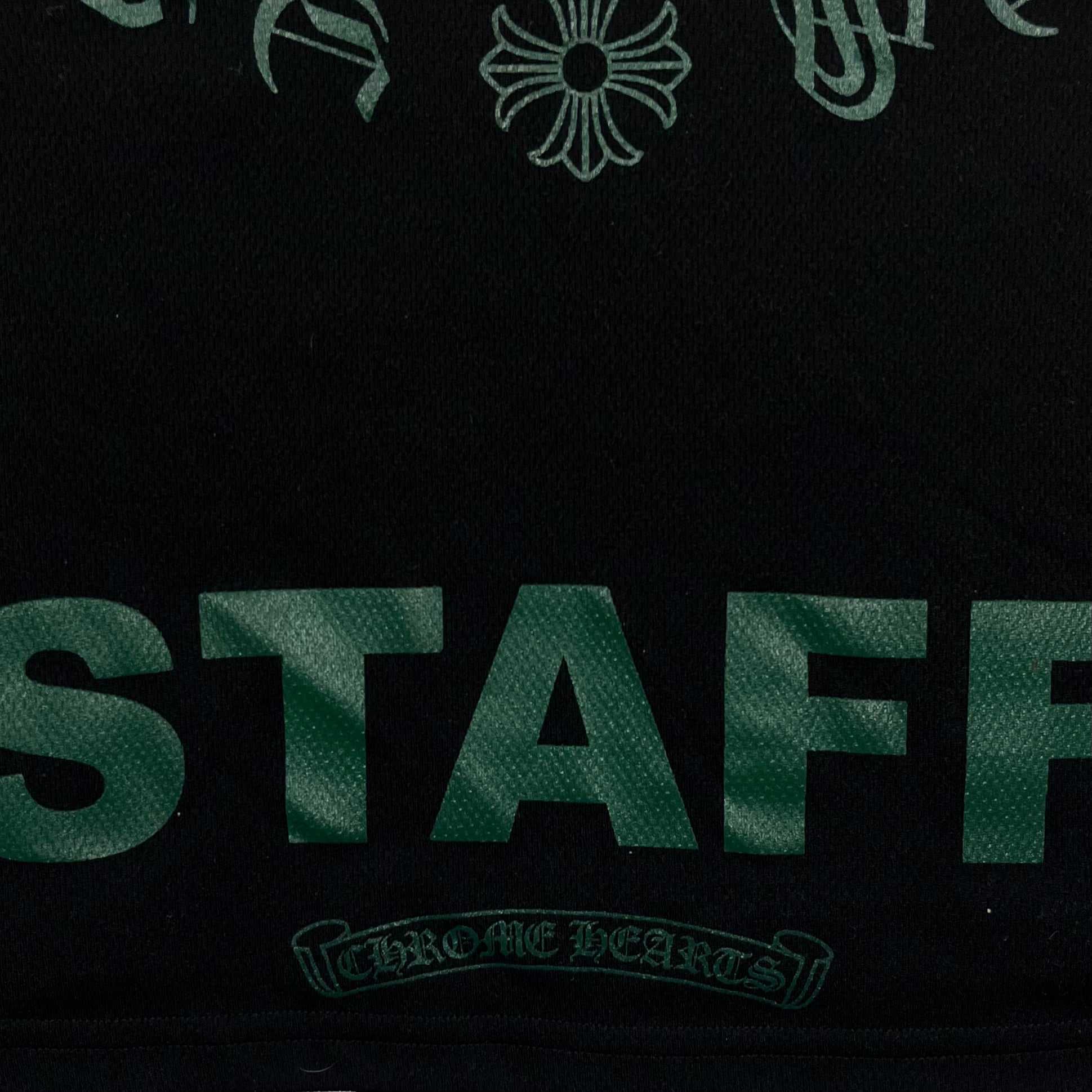 Chrome Hearts Staff Exclusive Spiral Logo Half Zip Fleece
