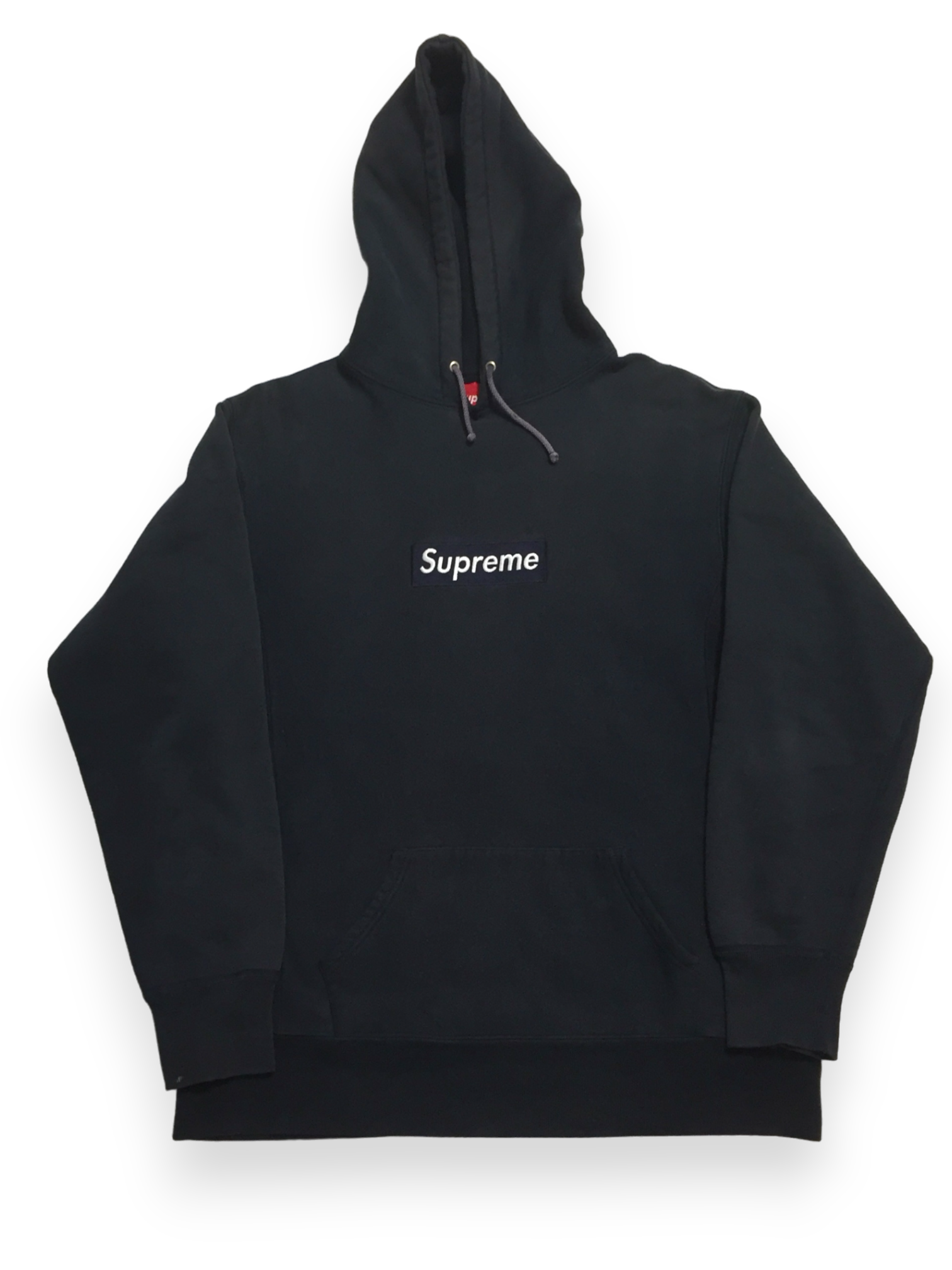 2003 Supreme Navy Box Logo Hoodie