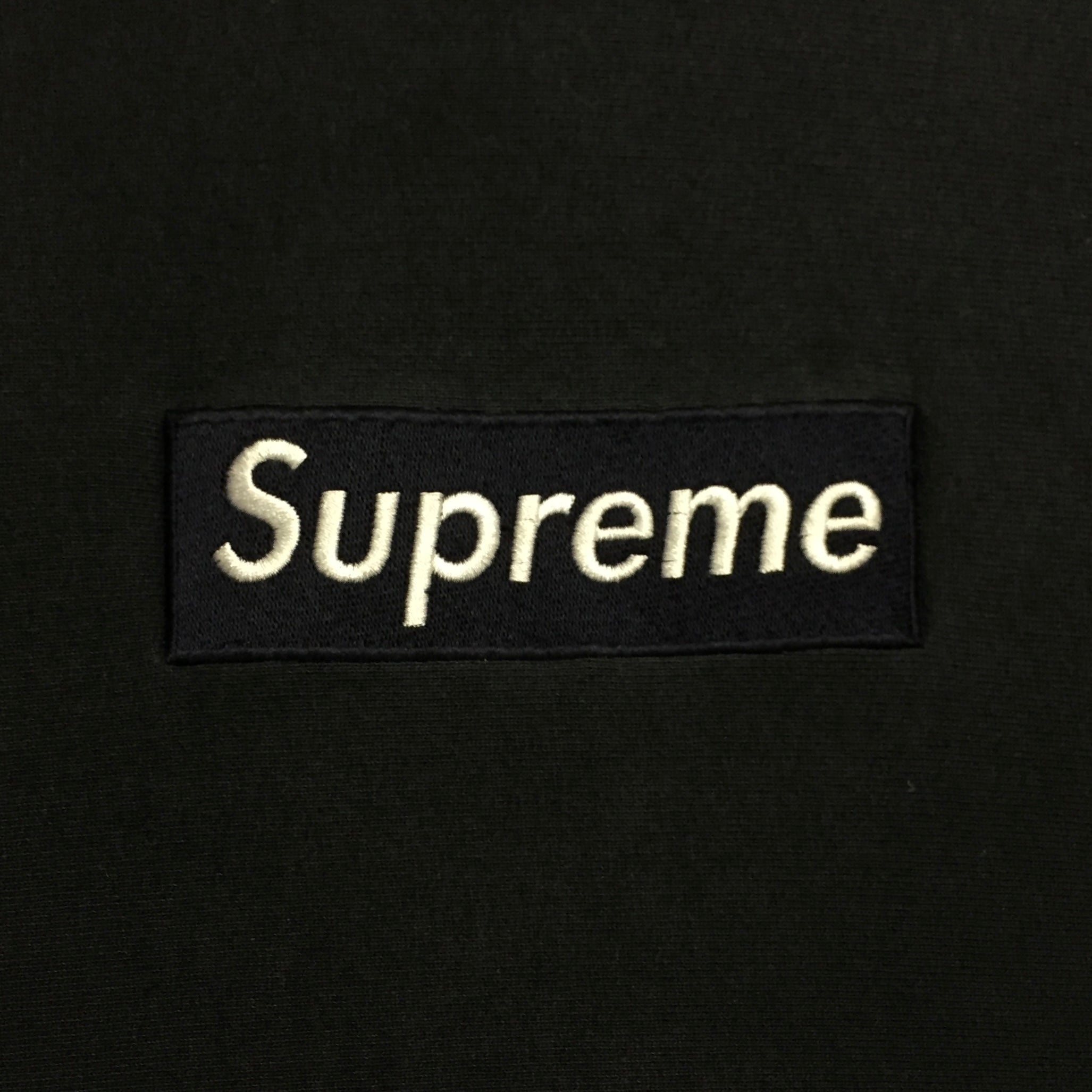 2003 Supreme Navy Box Logo Hoodie