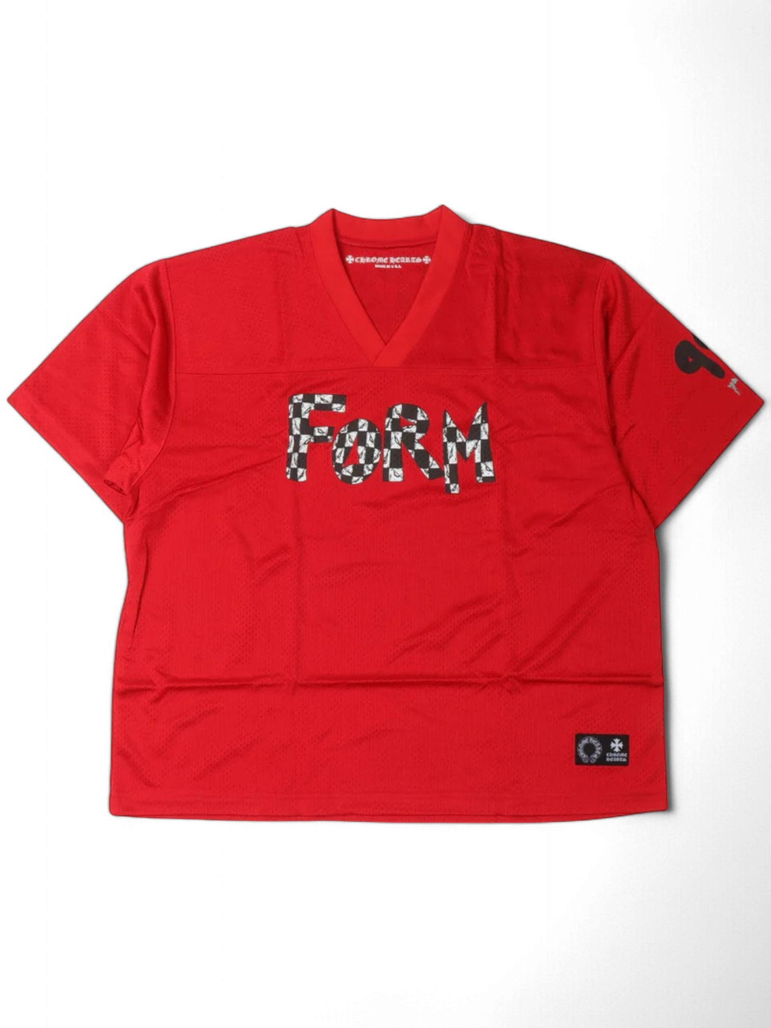 Chrome Hearts Matty Boy Red PPO Form Team Mesh Football Jersey
