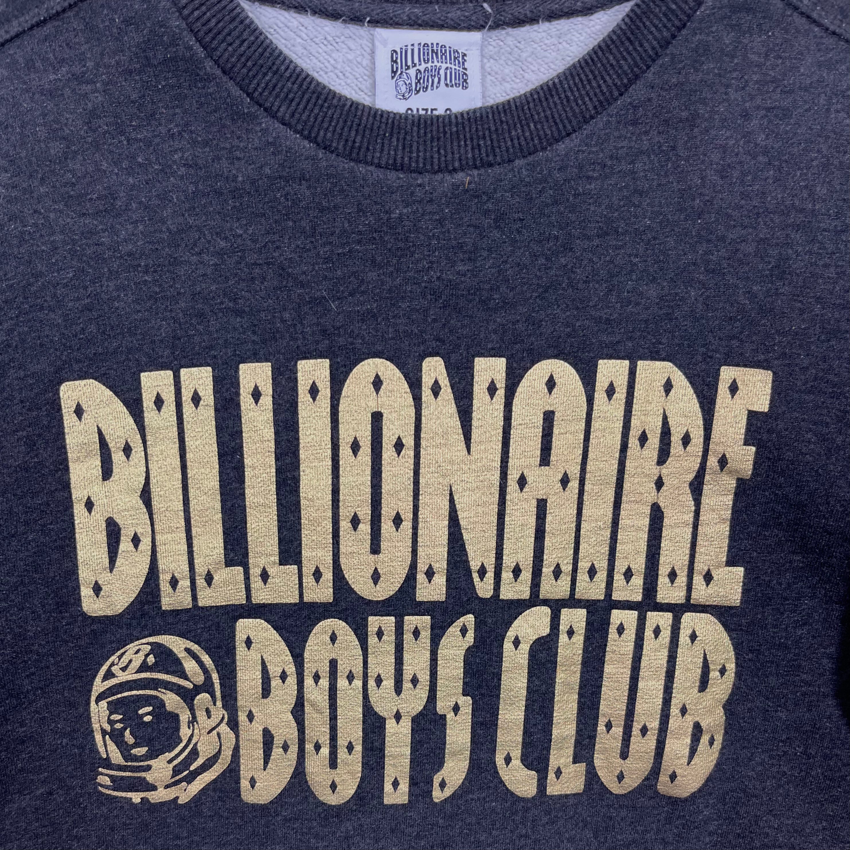 Billionaire Boys Club Grey Gold Crewneck
