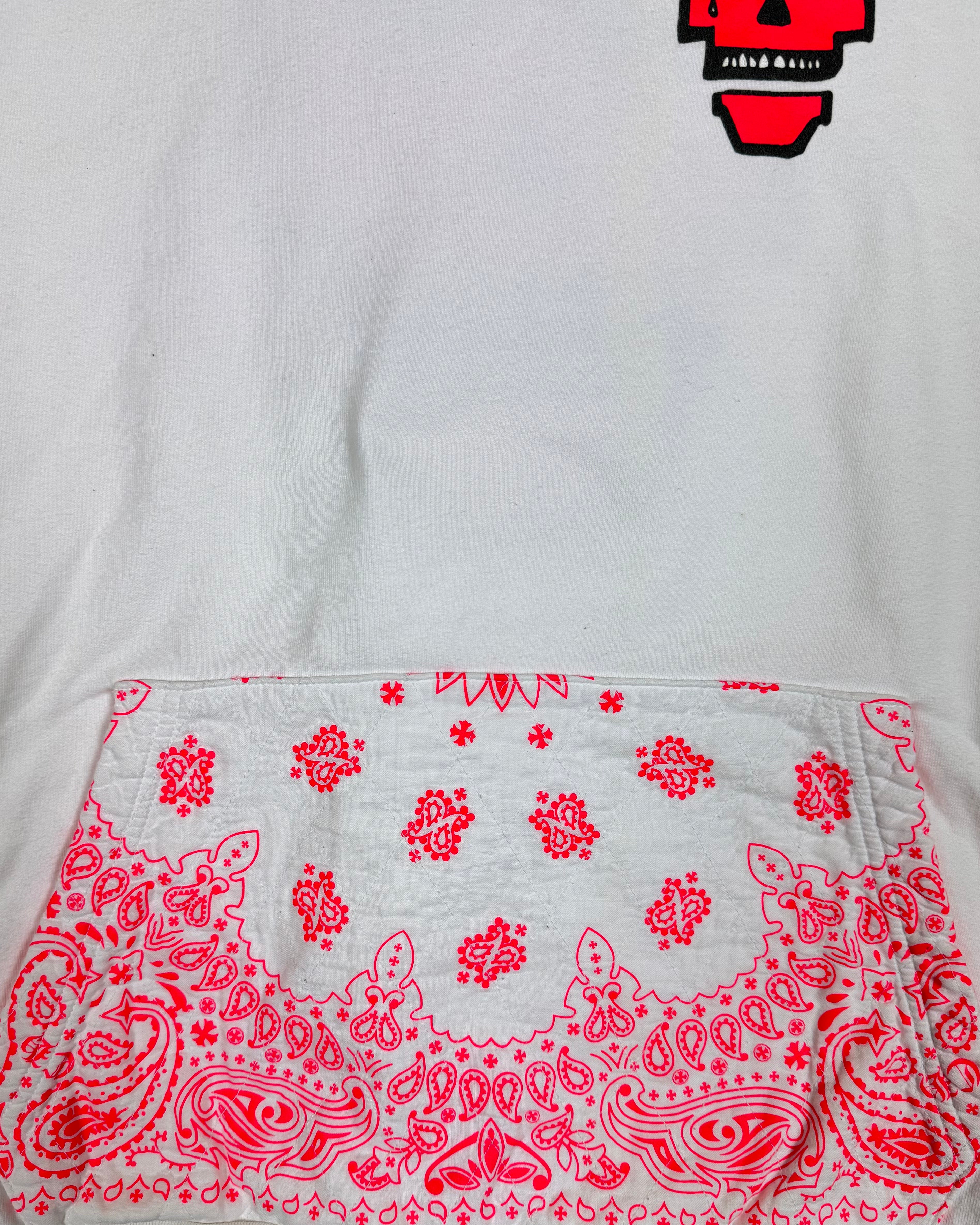 Chrome Hearts Punk Munk Friends and Family Pink White Hoodie