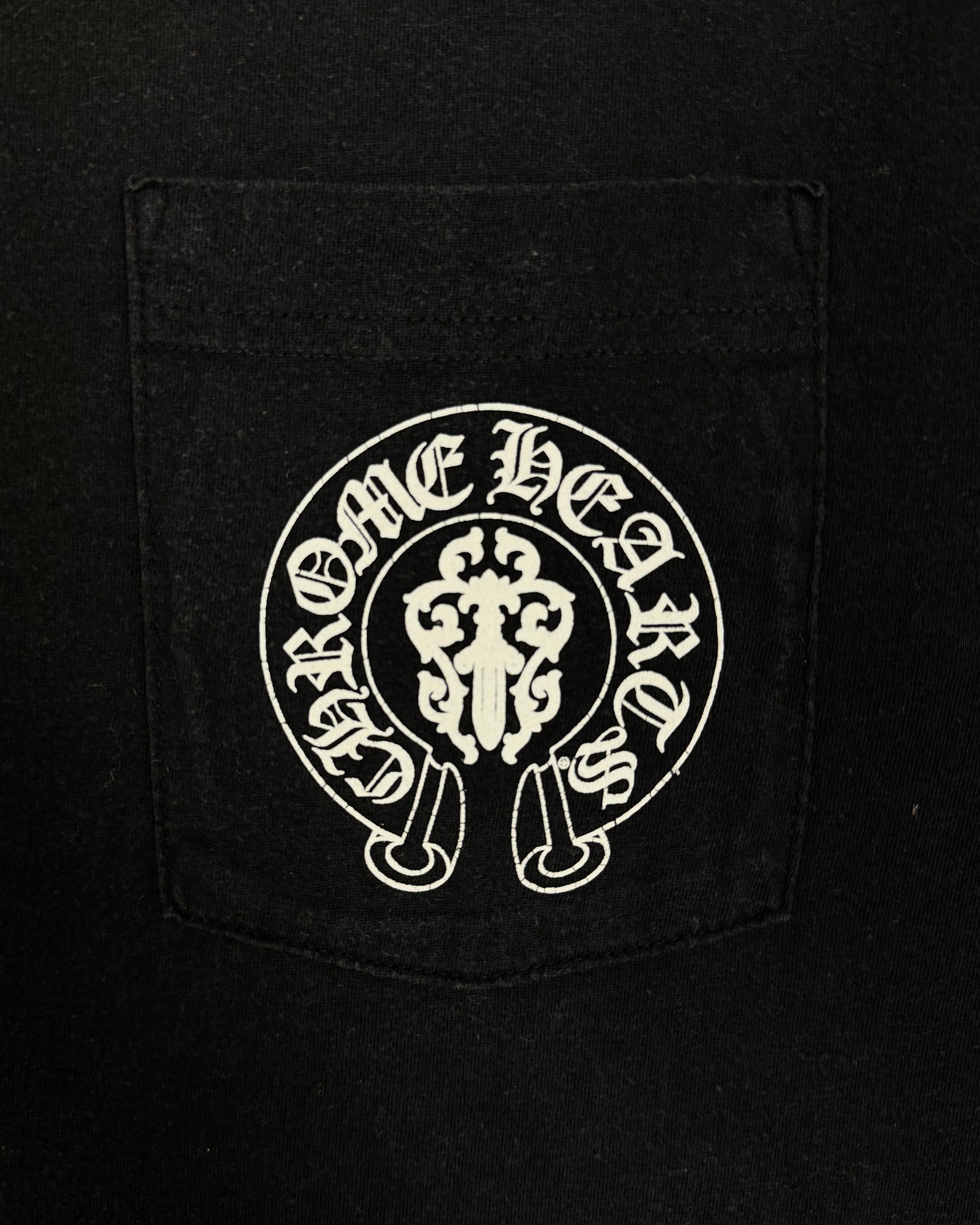 Chrome Hearts Black American Flag Dagger Tee