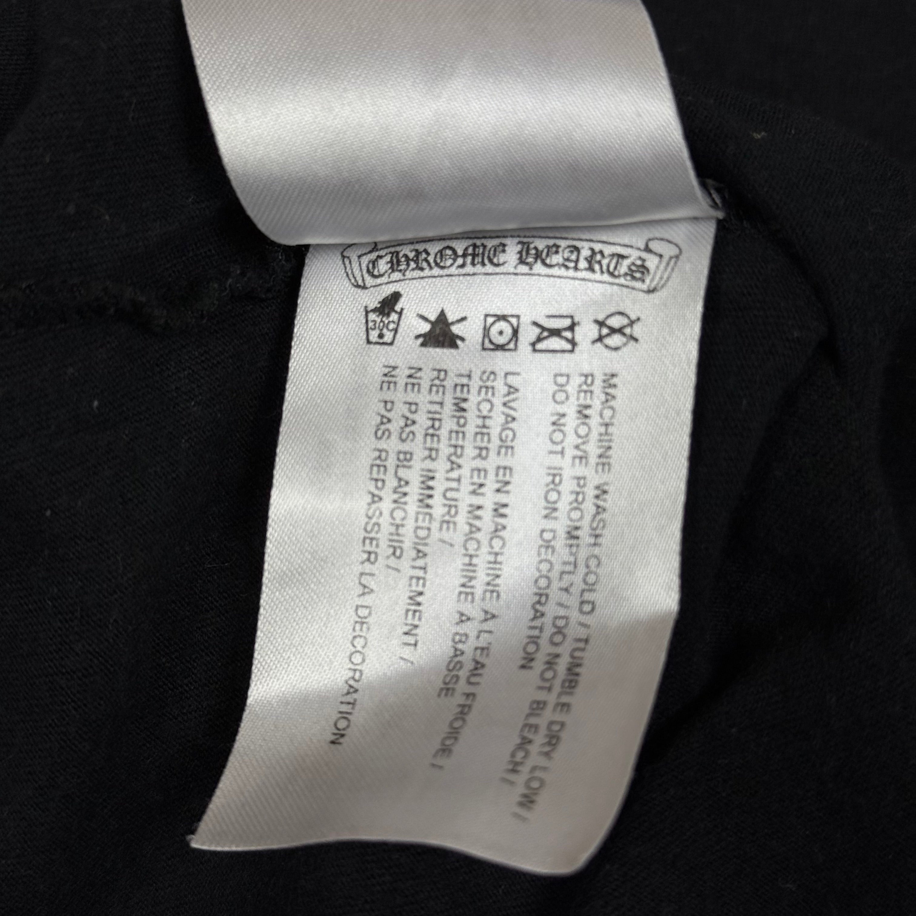 Chrome Hearts Black American Flag Dagger Tee