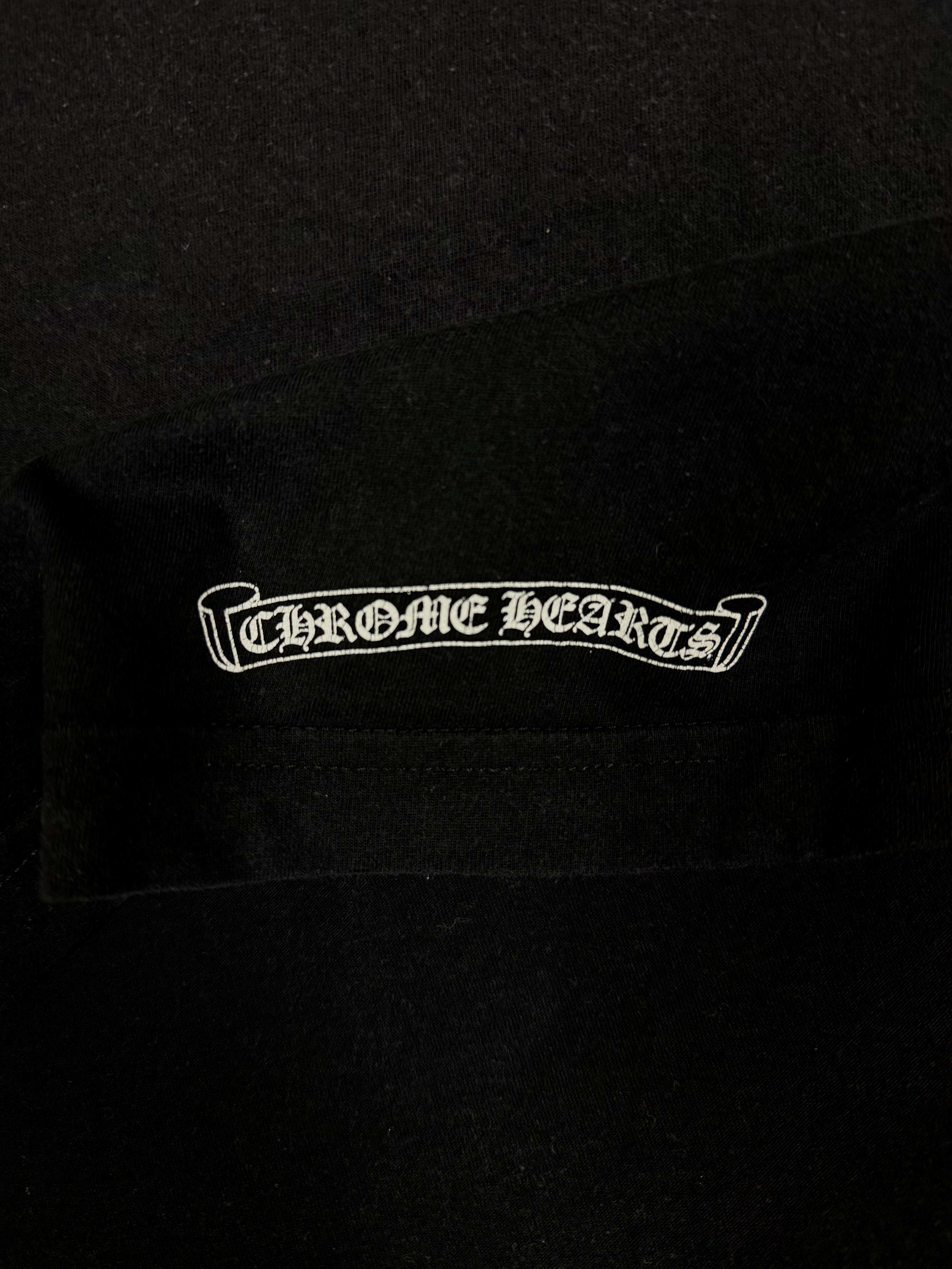 Chrome Hearts Black American Flag Dagger Tee