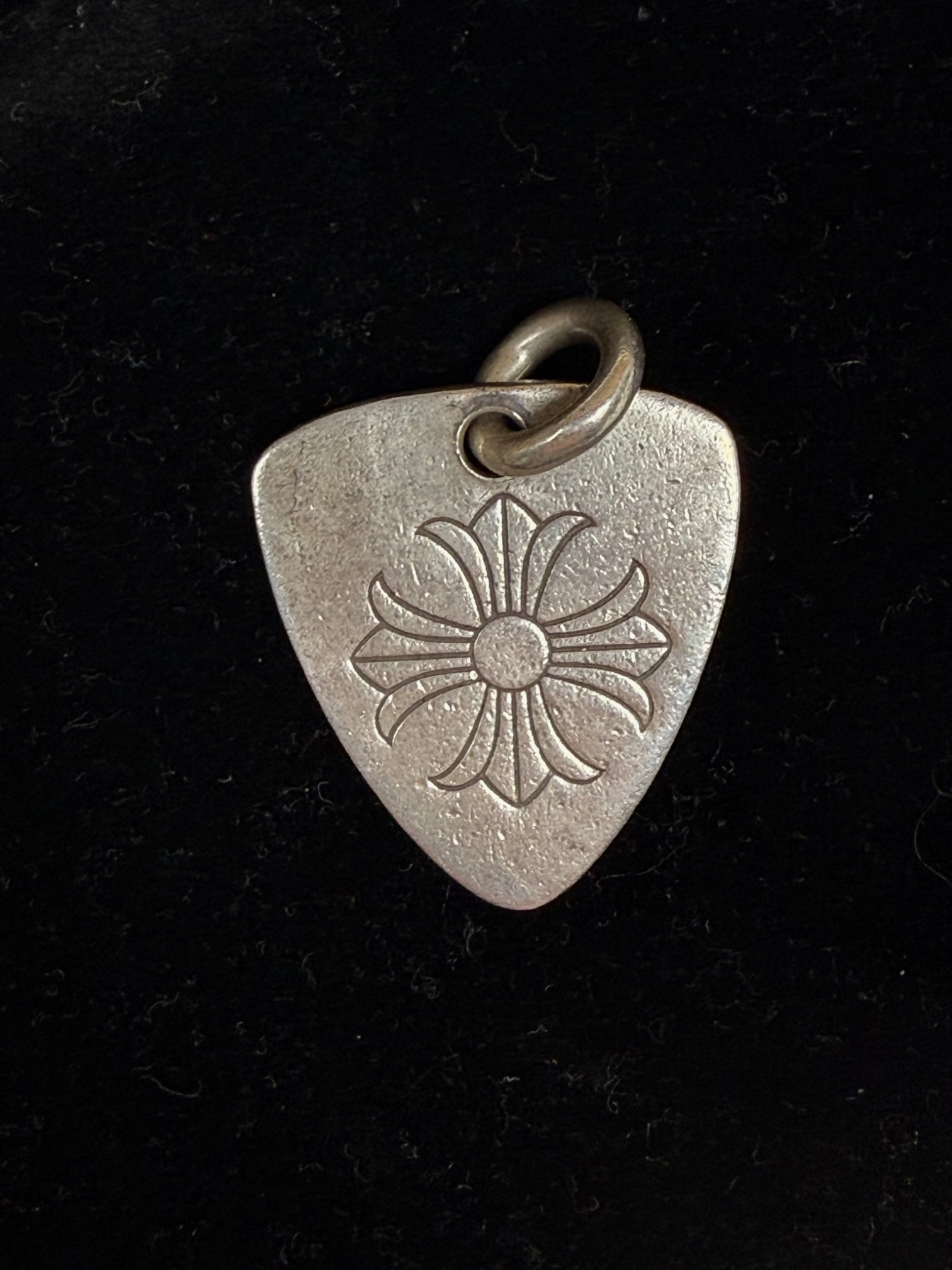 Chrome Hearts Guitar Pick Pendant