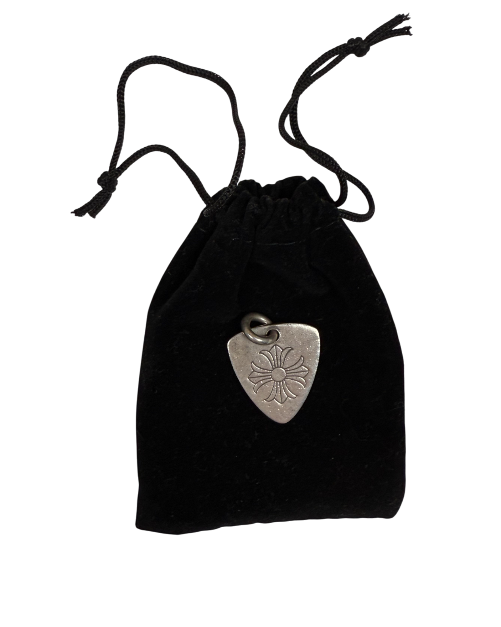 Chrome Hearts Guitar Pick Pendant