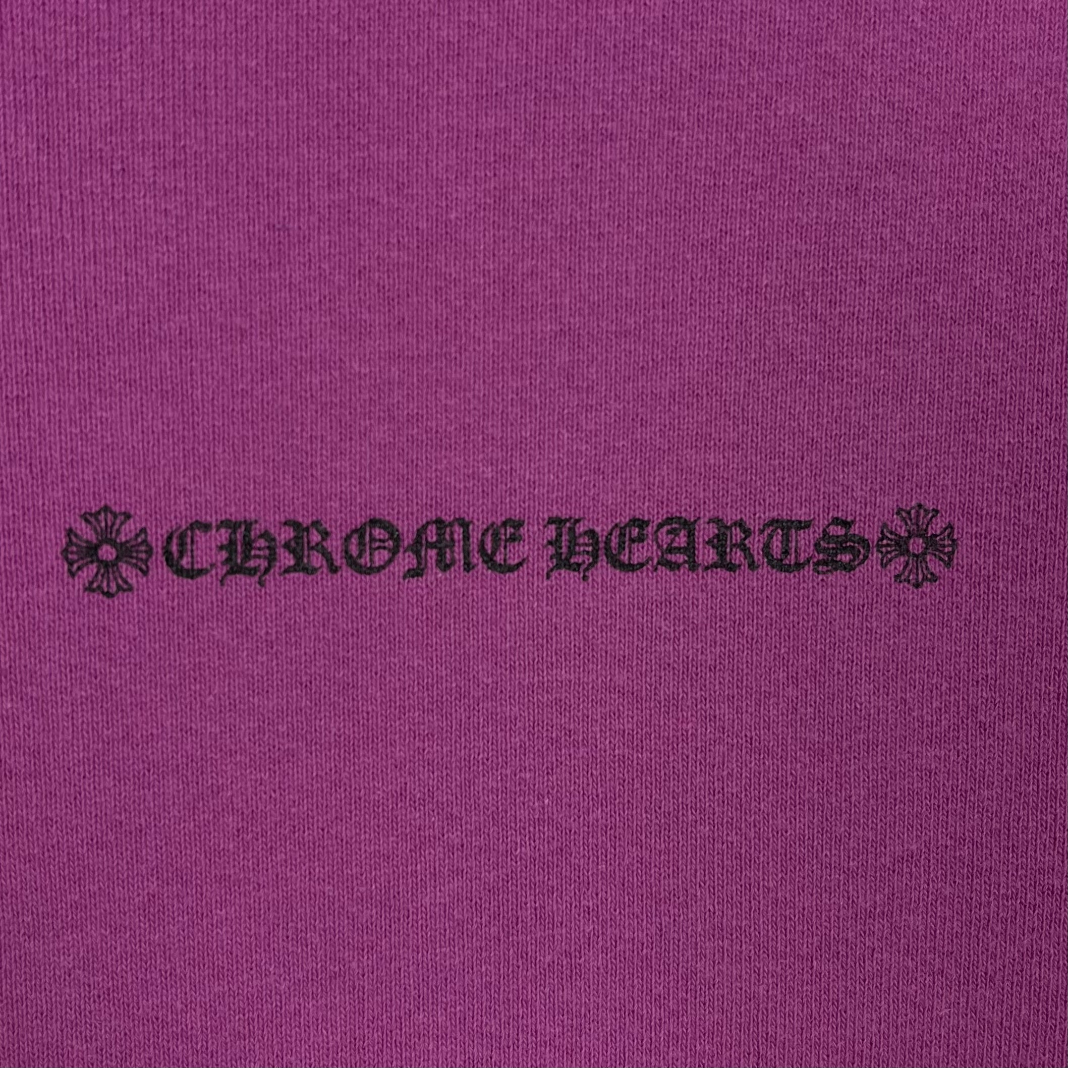 Chrome Hearts Matty Boy Purple Spider Web Hoodie