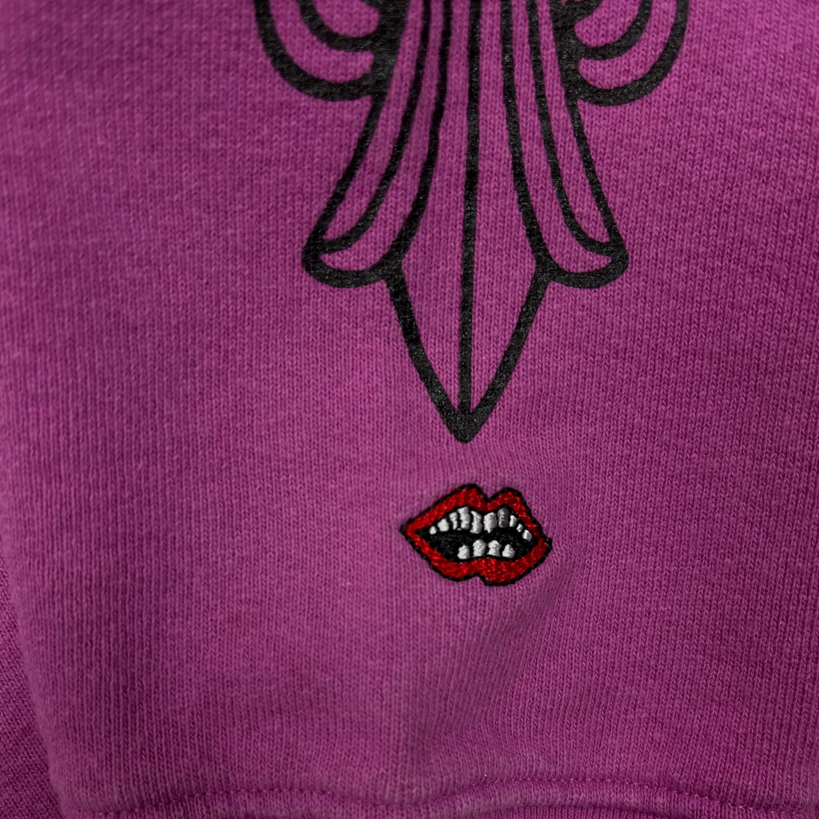 Chrome Hearts Matty Boy Purple Spider Web Hoodie