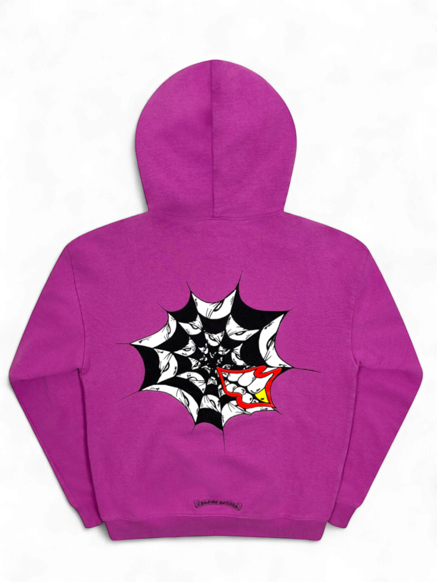 Chrome Hearts Matty Boy Purple Spider Web Hoodie
