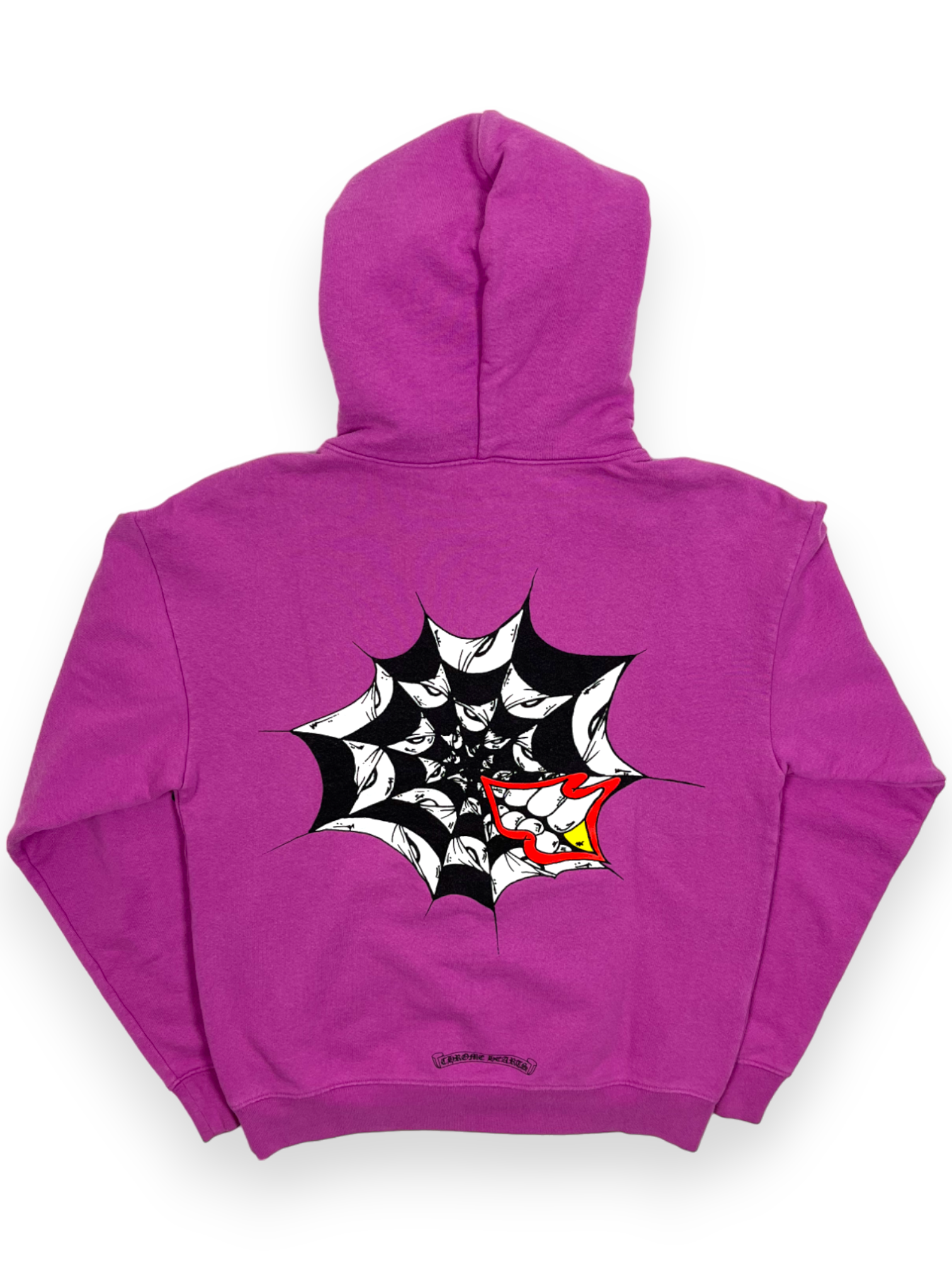 Chrome Hearts Matty Boy Purple Spider Web Hoodie