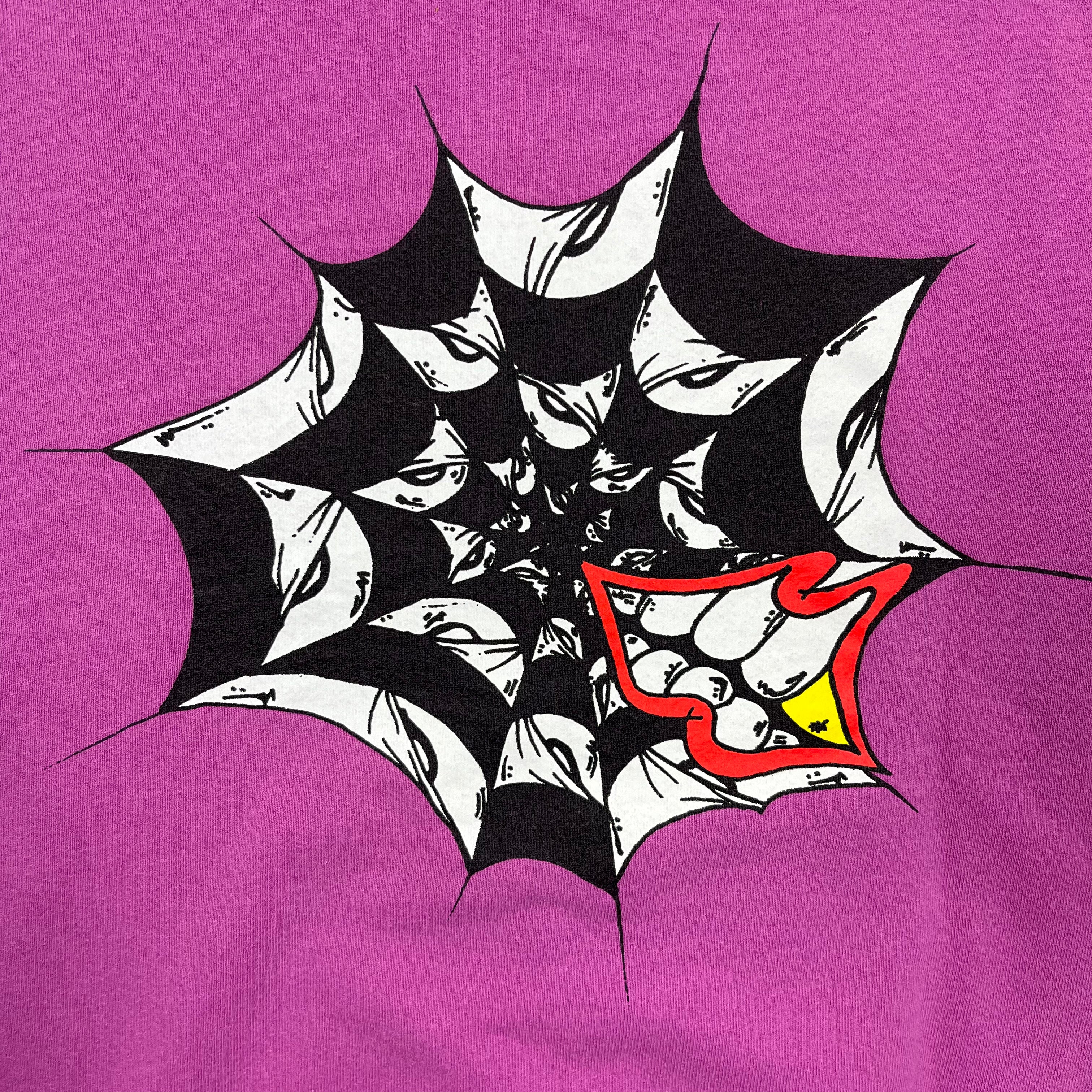 Chrome Hearts Matty Boy Purple Spider Web Hoodie