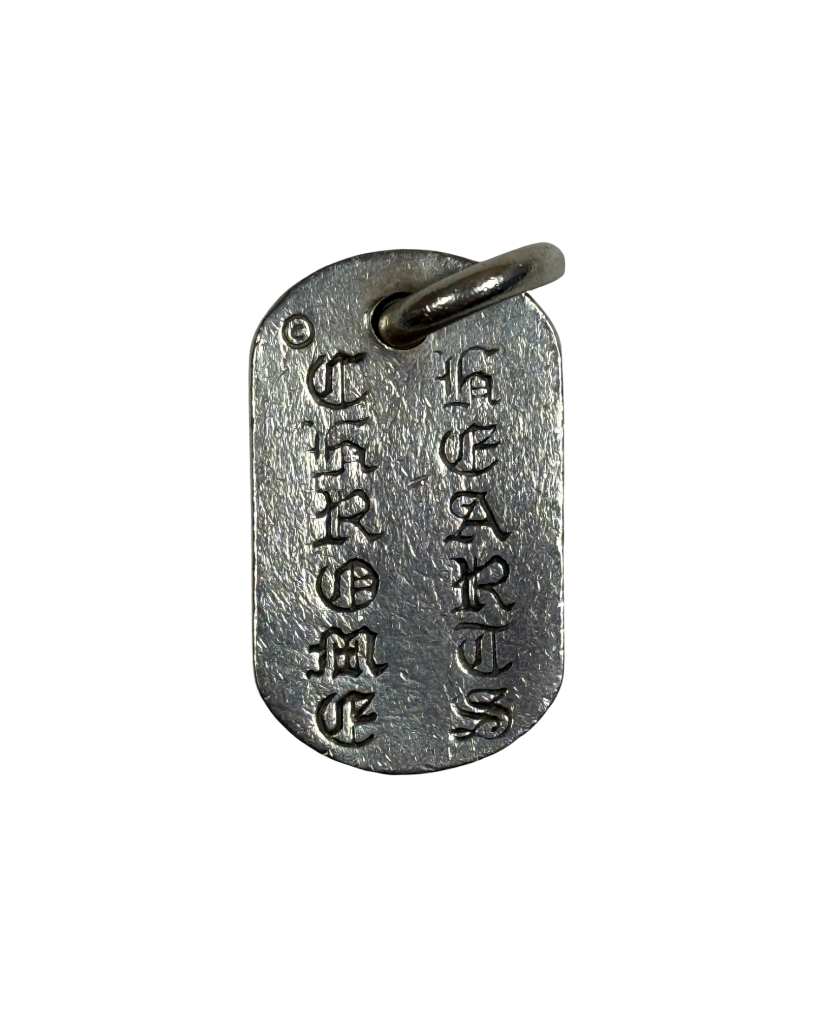 Chrome Hearts Cemetery Cross Dog Tag Pendant