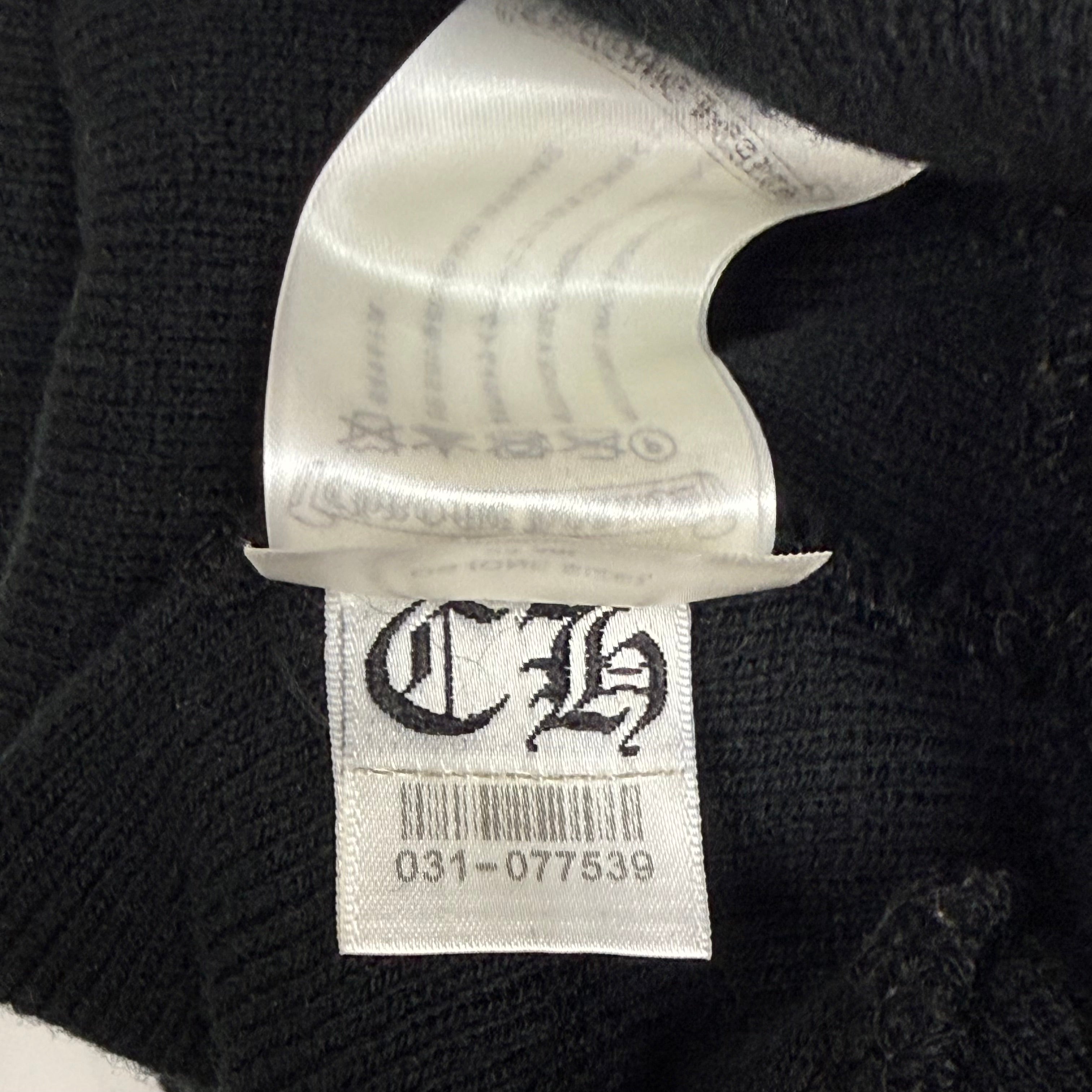 Chrome Hearts Black Spellout Beanie