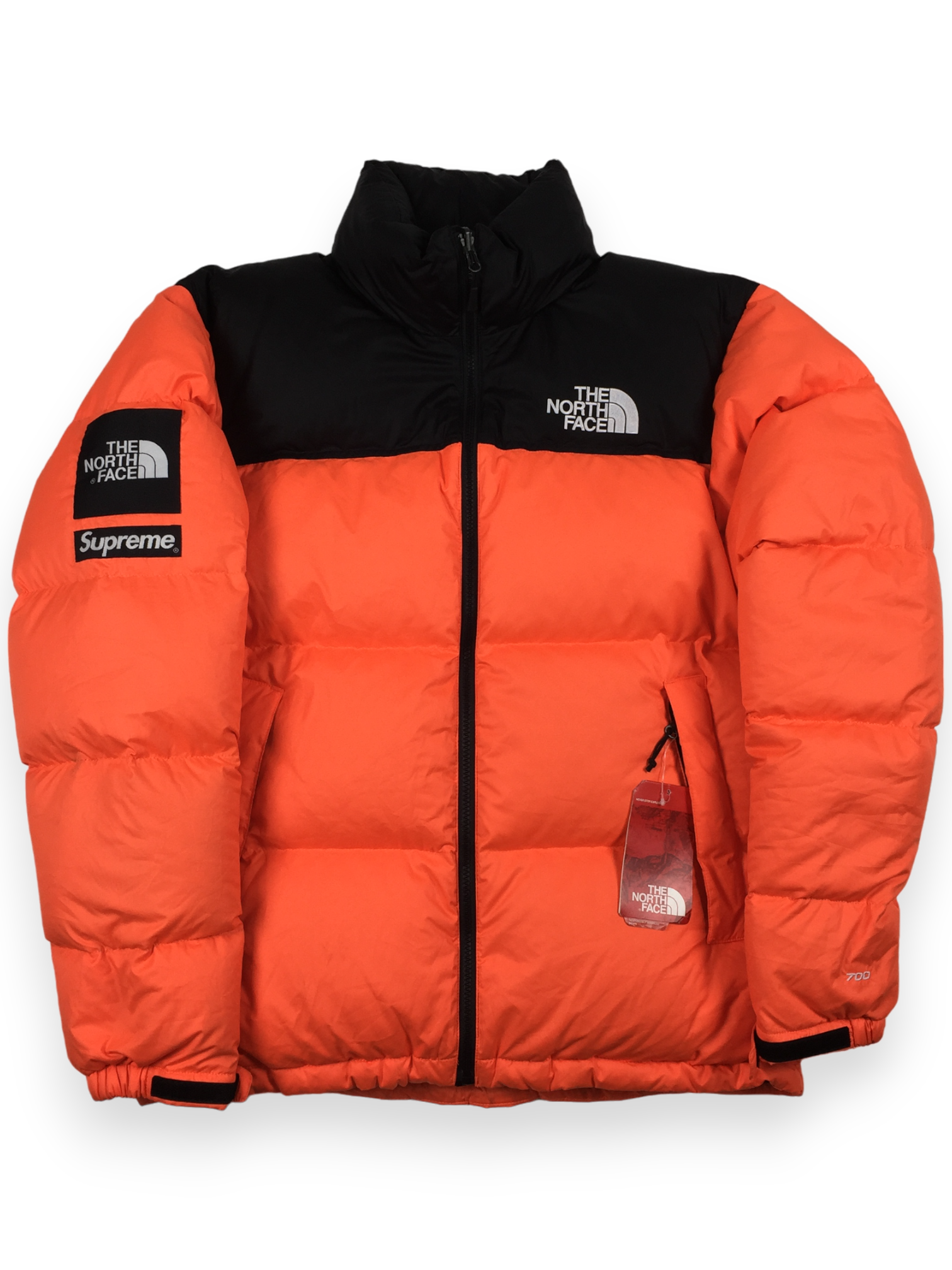 2016 Supreme x The North Face Power Orange Nuptse