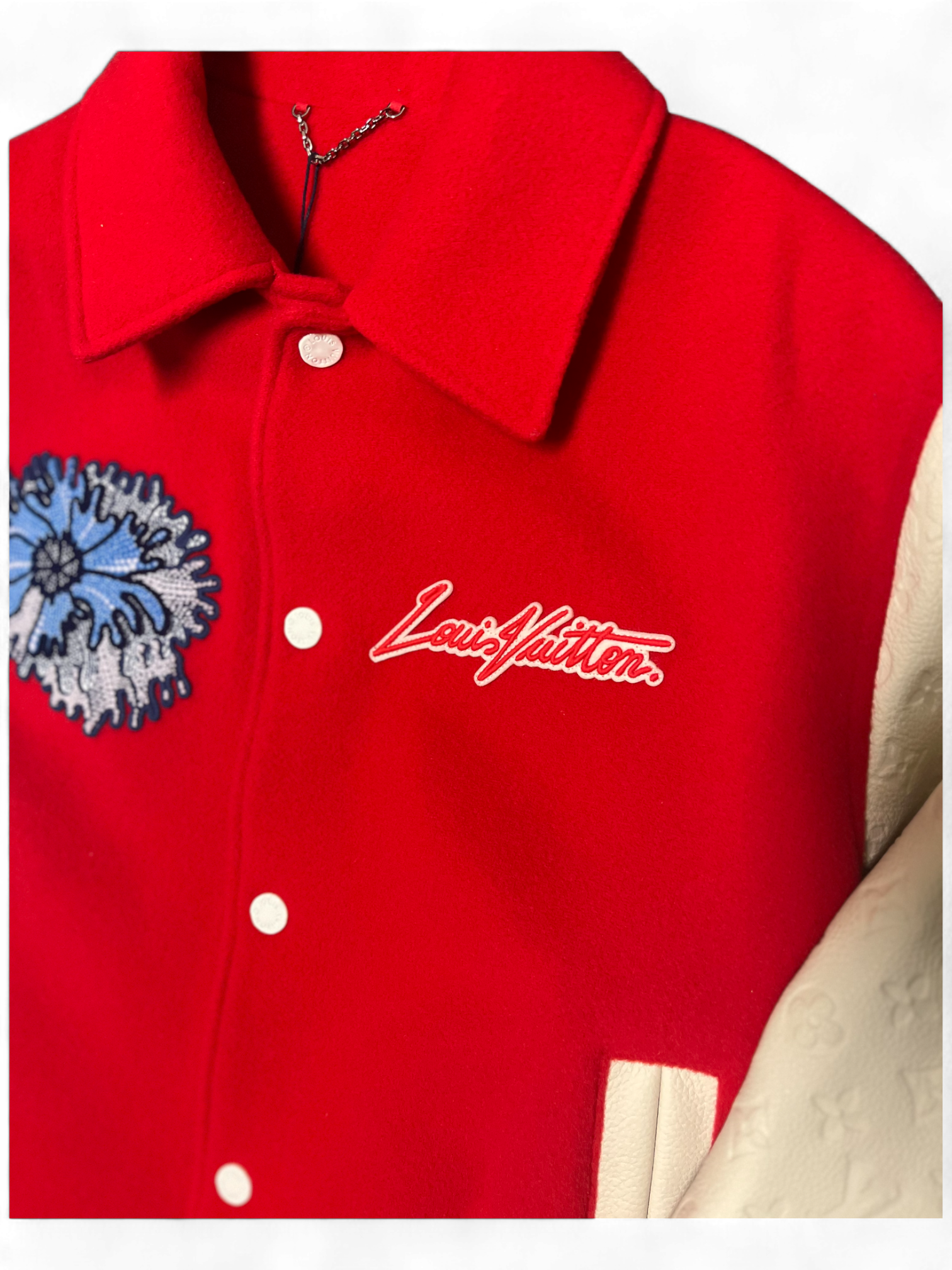 Louis Vuitton x Yayoi Kusama Psychedelic Flower Embroidered Varsity Blouson
