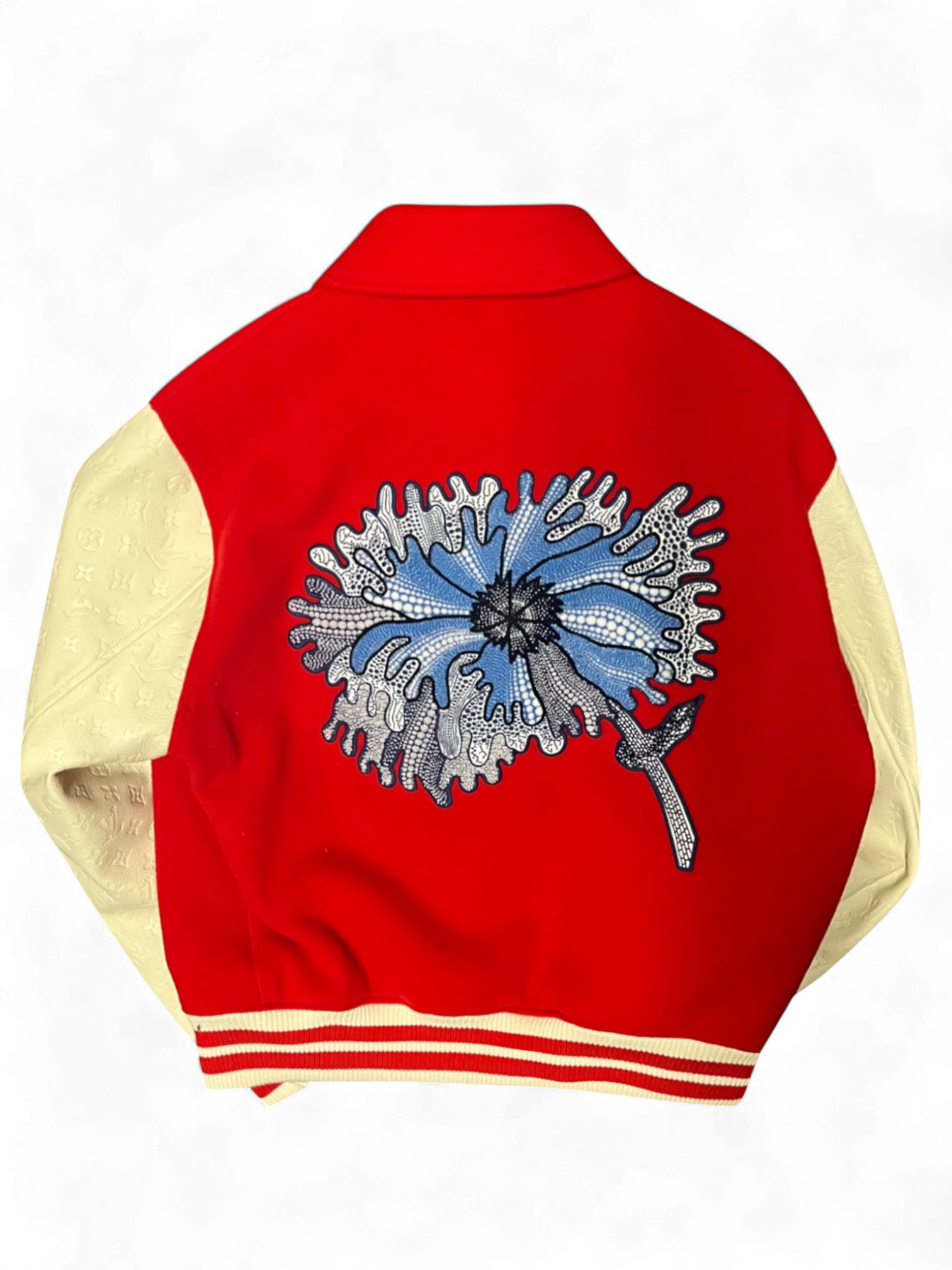 Louis Vuitton x Yayoi Kusama Psychedelic Flower Embroidered Varsity Blouson