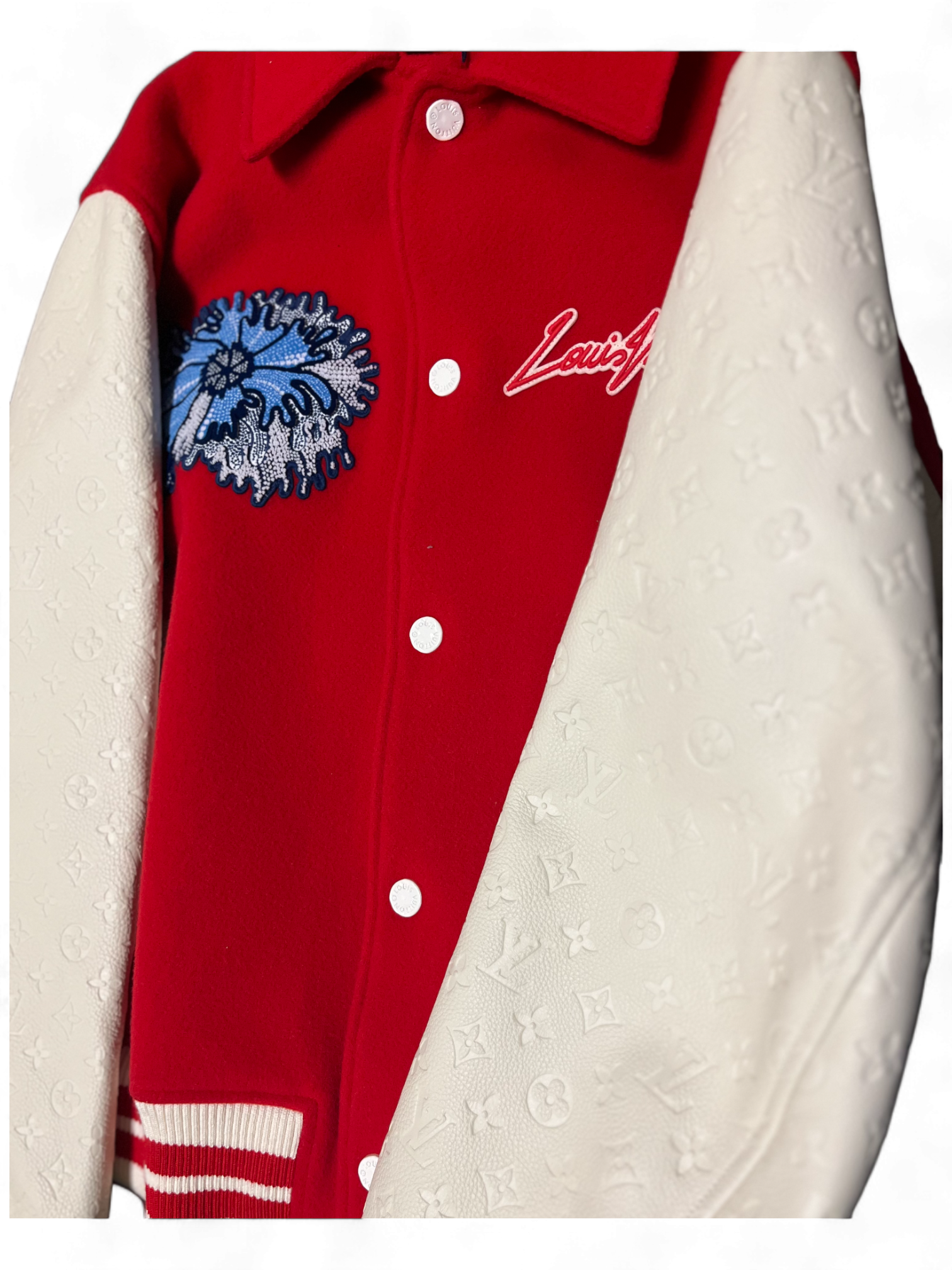 Louis Vuitton x Yayoi Kusama Psychedelic Flower Embroidered Varsity Blouson