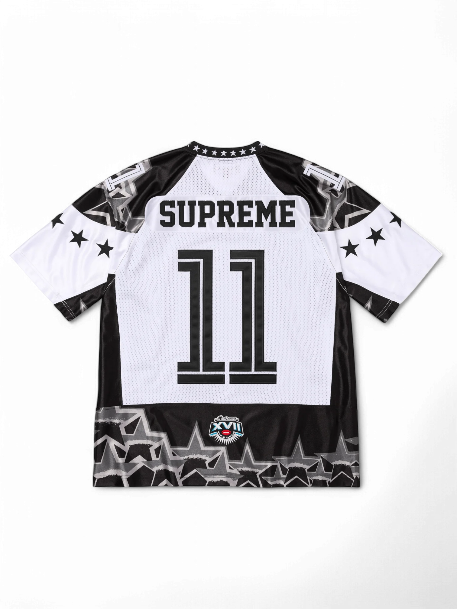 Supreme Black Star Football Jersey