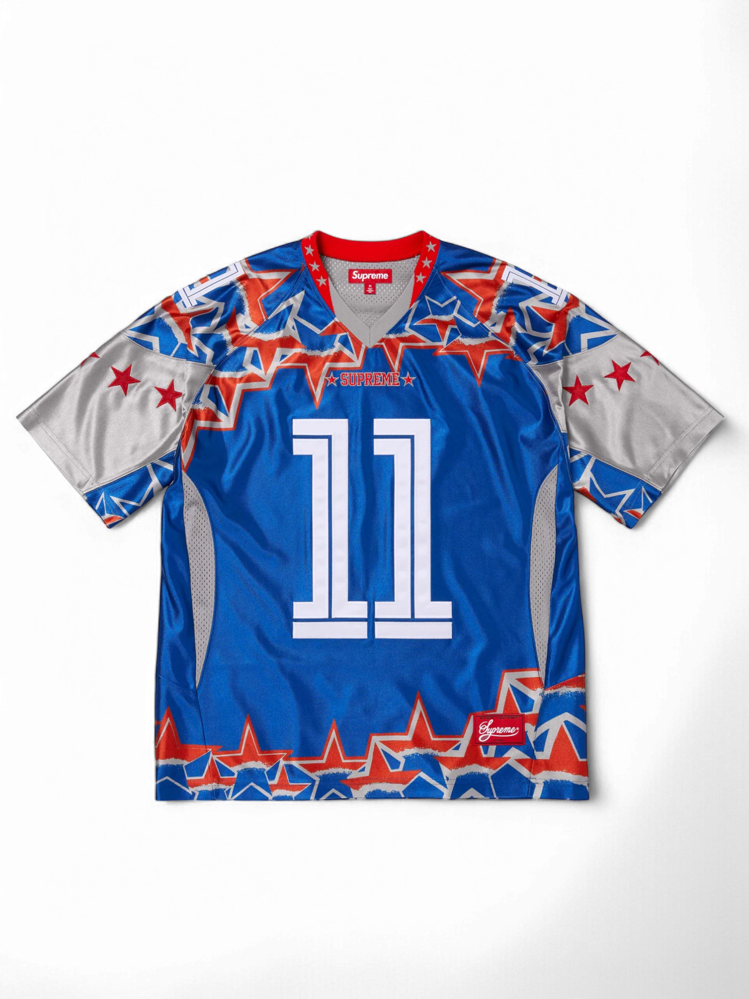 Supreme Blue Orange Star Football Jersey