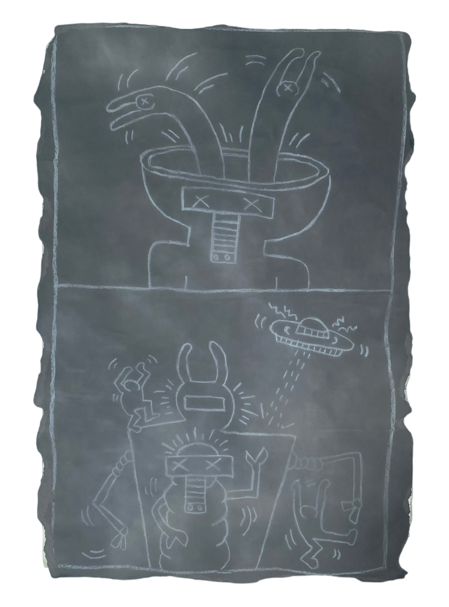Keith Haring Subway Drawing
