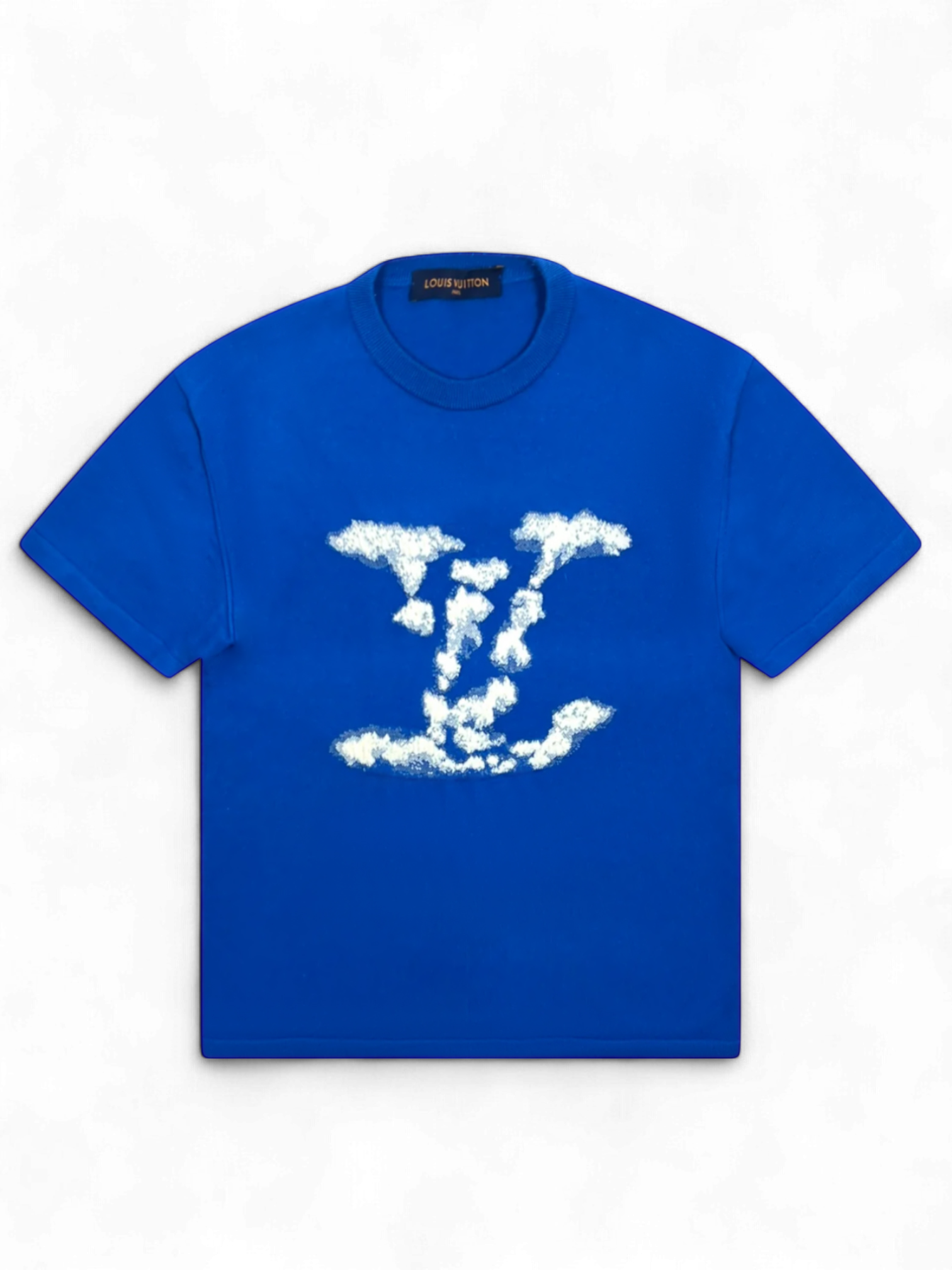 Louis Vuitton Blue Cloud Jacquard Knit
