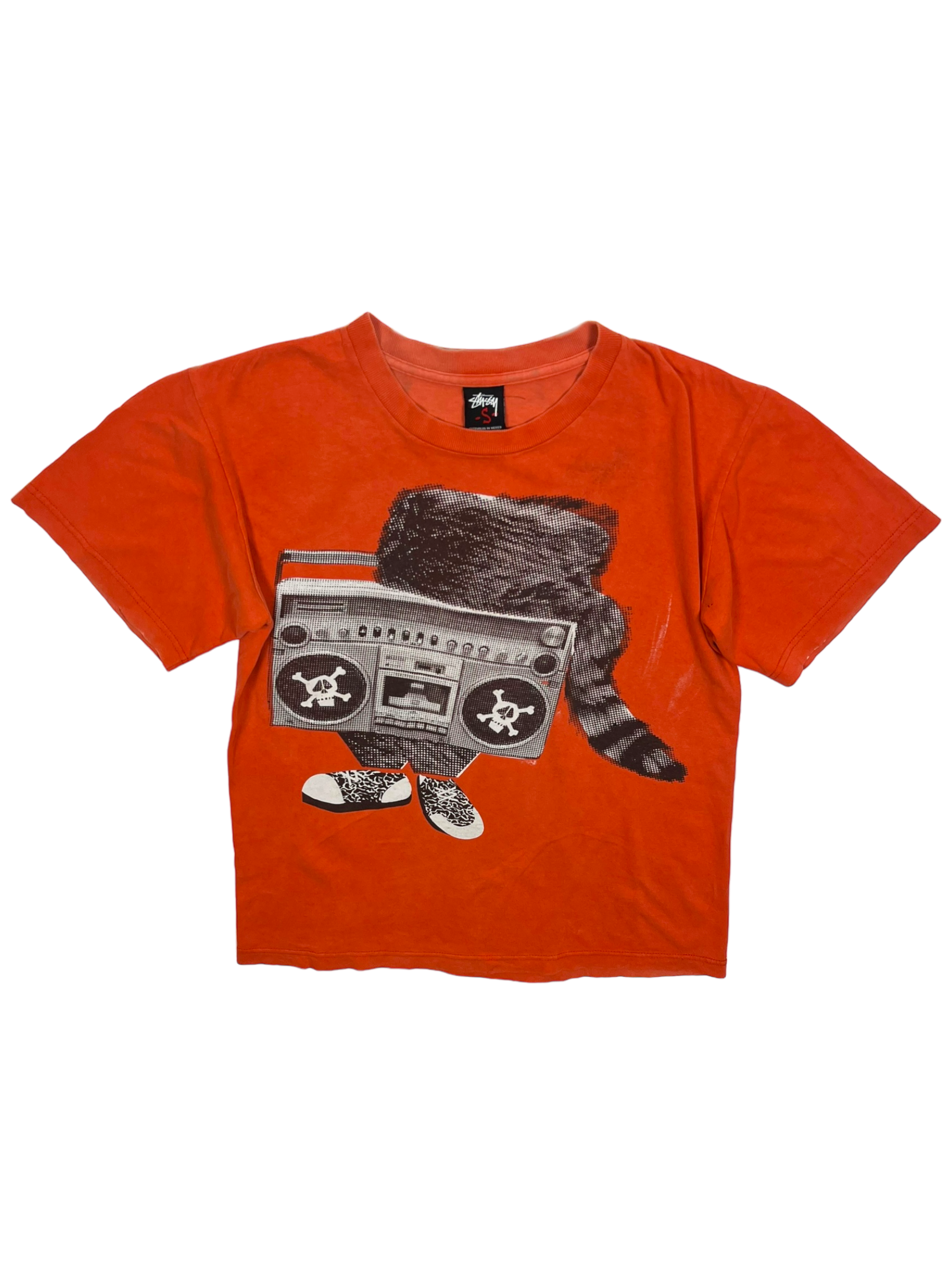 Stüssy Vintage Orange Radio Tee