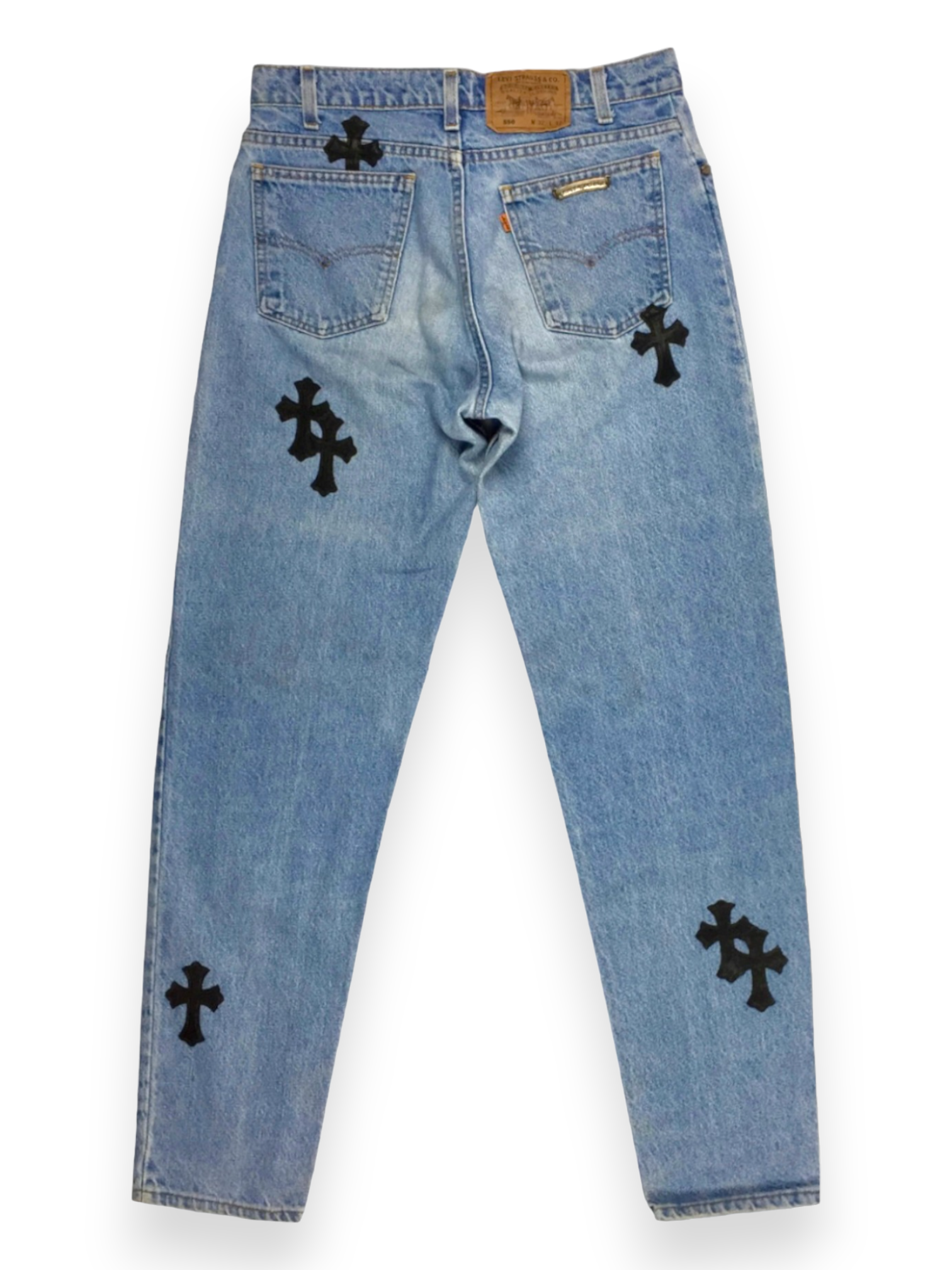 Chrome Hearts Cross Patch Blue Levi’s Denim