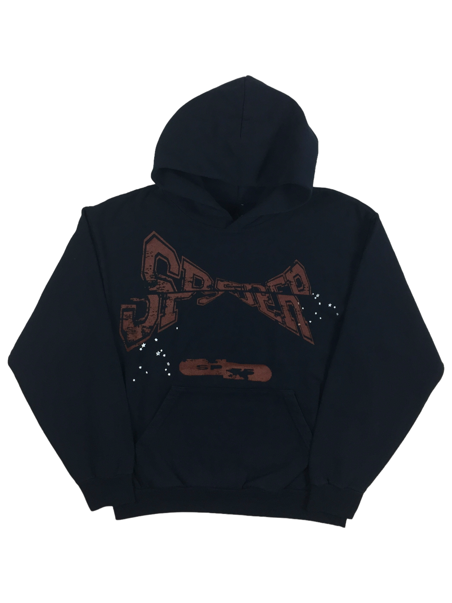 Spider Worldwide Navy Brown Hoodie