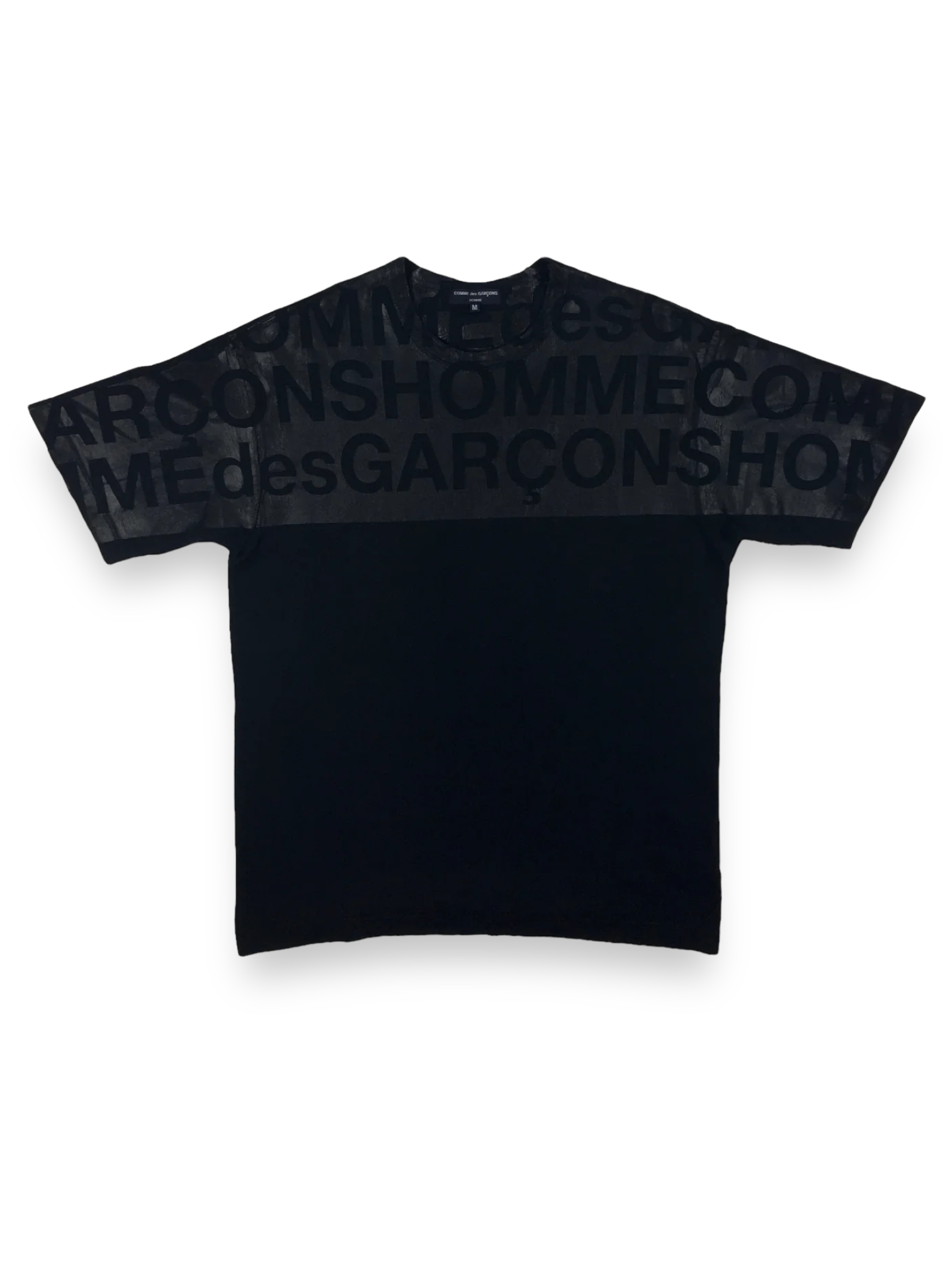 COMMEdesGARÇONS Homme Black Tee