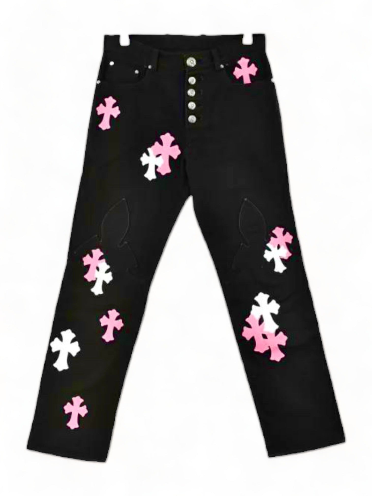 Chrome Hearts Cross Patch Jeans