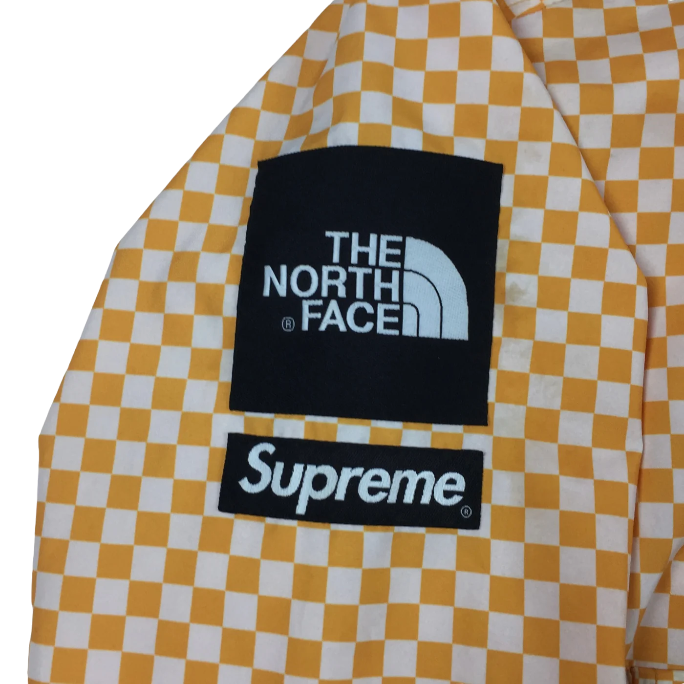 2011 Supreme x The North Face Checkered Yellow Pullover