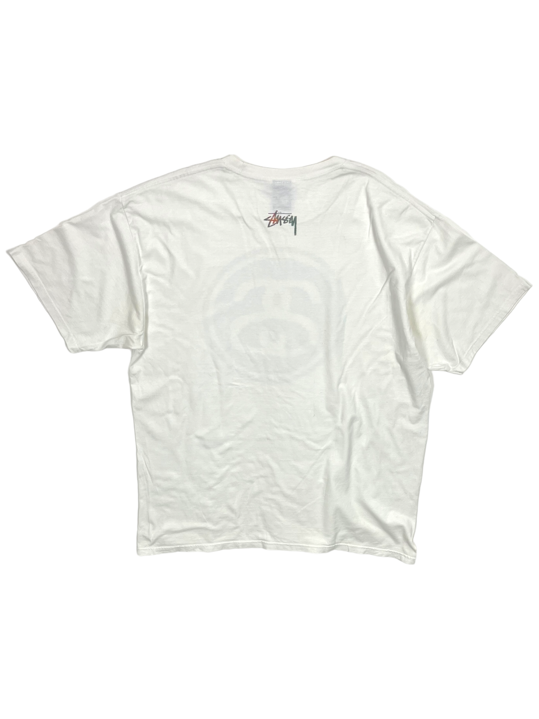 Stussy Vintage White Double S Logo Tee