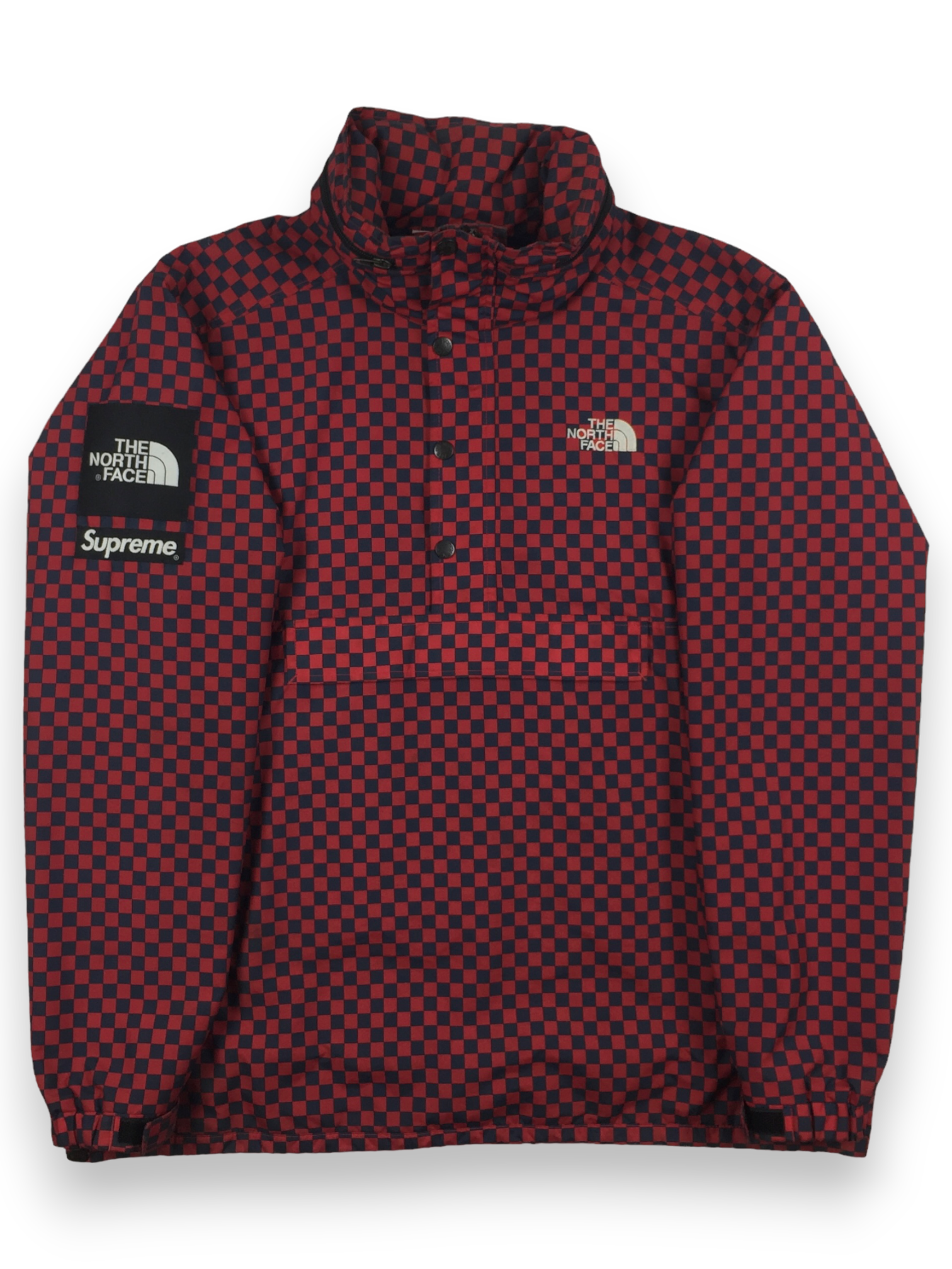 2011 Supreme x The North Face Checkered Red Pullover