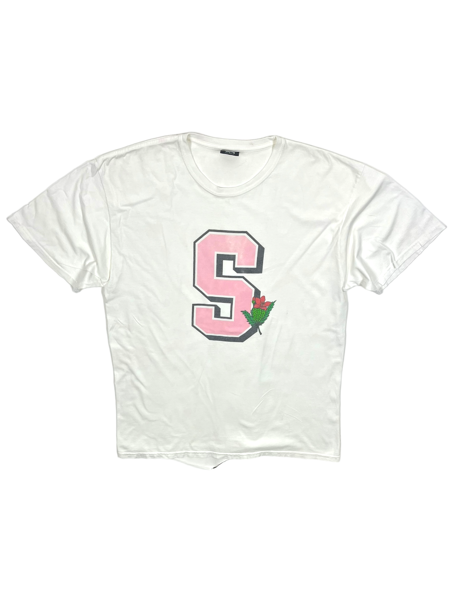 Stussy Vintage White Pink S Tee