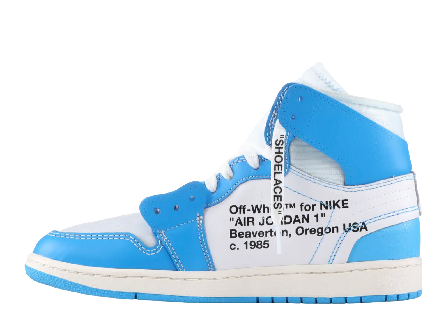 AIR JORDAN 1 HIGH OFF-WHITE UNC BLUE