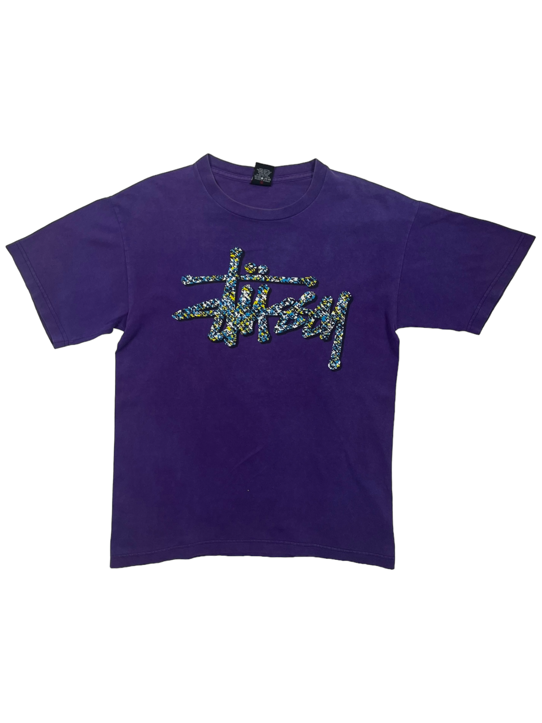 Stussy Vintage Purple Logo Tee