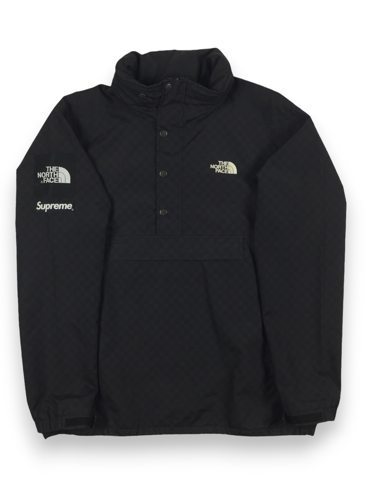 2011 Supreme x The North Face Checkered Black Pullover