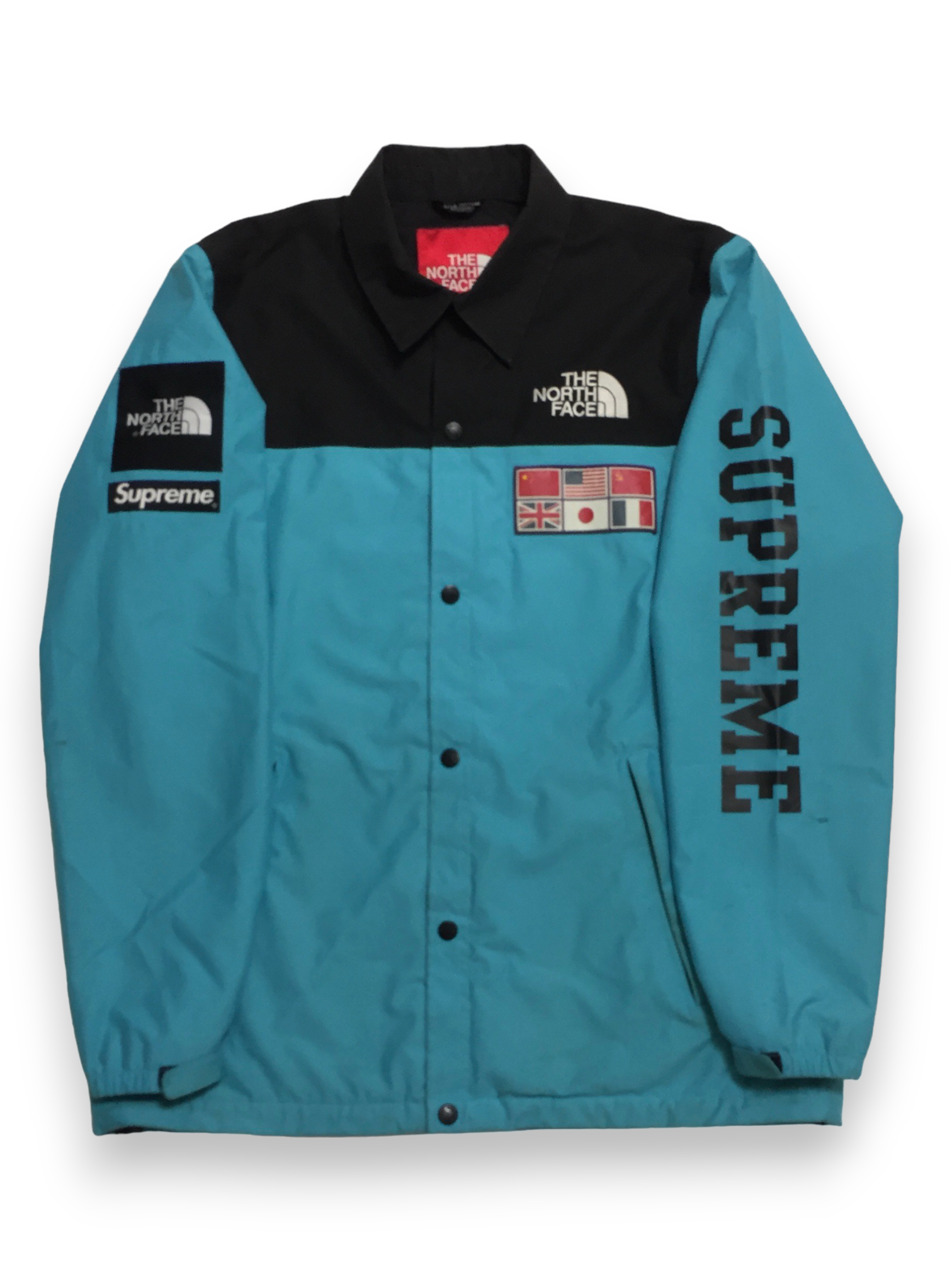 2014 Supreme x The North Face Teal Expedition Coach
