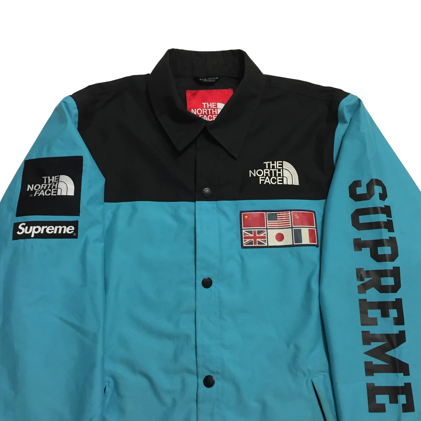 2014 Supreme x The North Face Teal Expedition Coach