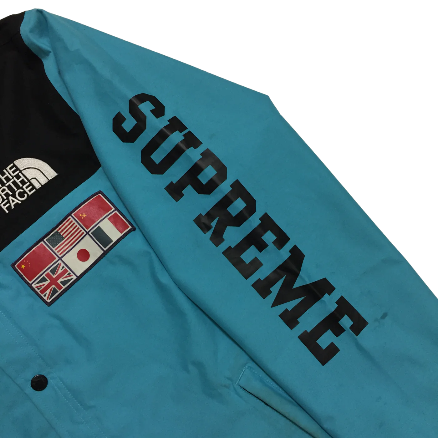 2014 Supreme x The North Face Teal Expedition Coach
