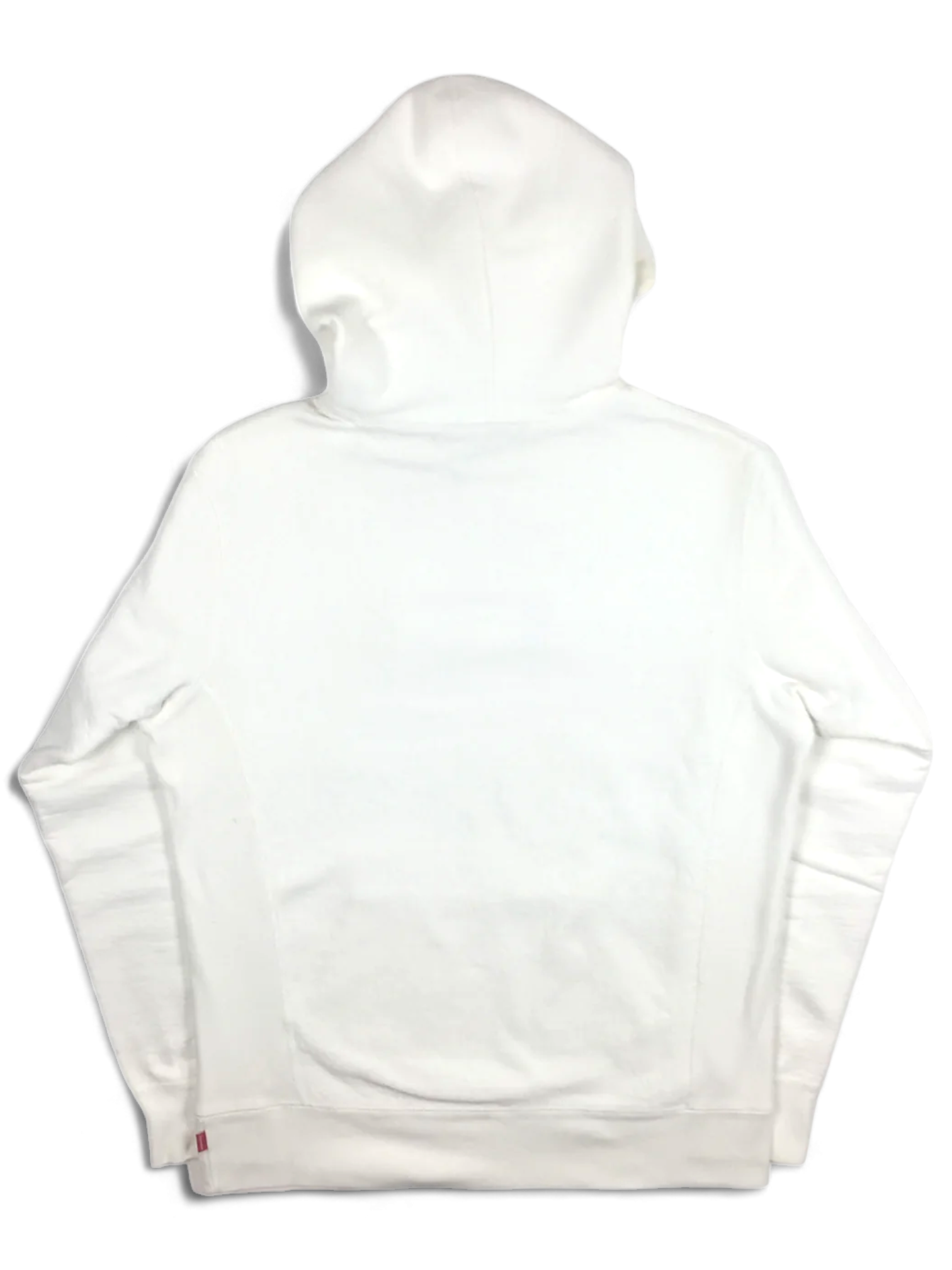 2014 Supreme White Tonal Box Logo Hoodie