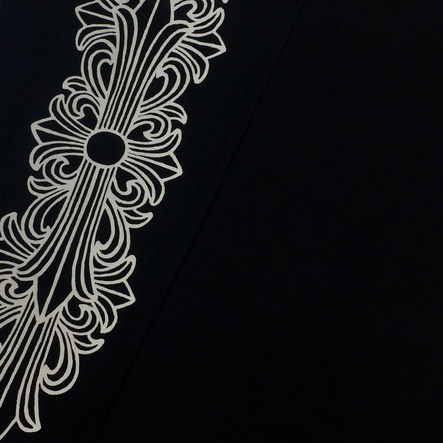 Chrome Hearts Black Horseshoe Logo Longsleeve